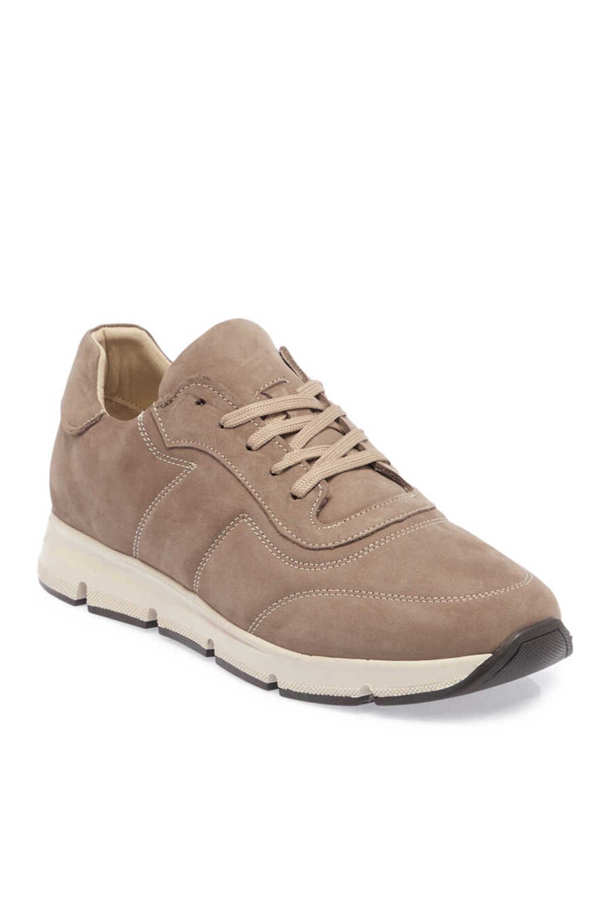 Tergan Kum Hakiki Nubuk Deri Erkek Sneaker - E24I1AY56899-B21