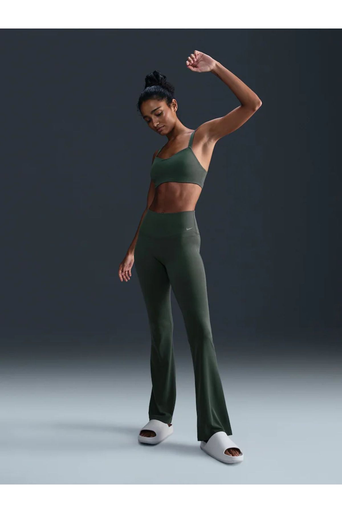 Nike Dri-Fit Zenvy High-Waisted Flared Leg Training Kadın Tayt NDD SPORT