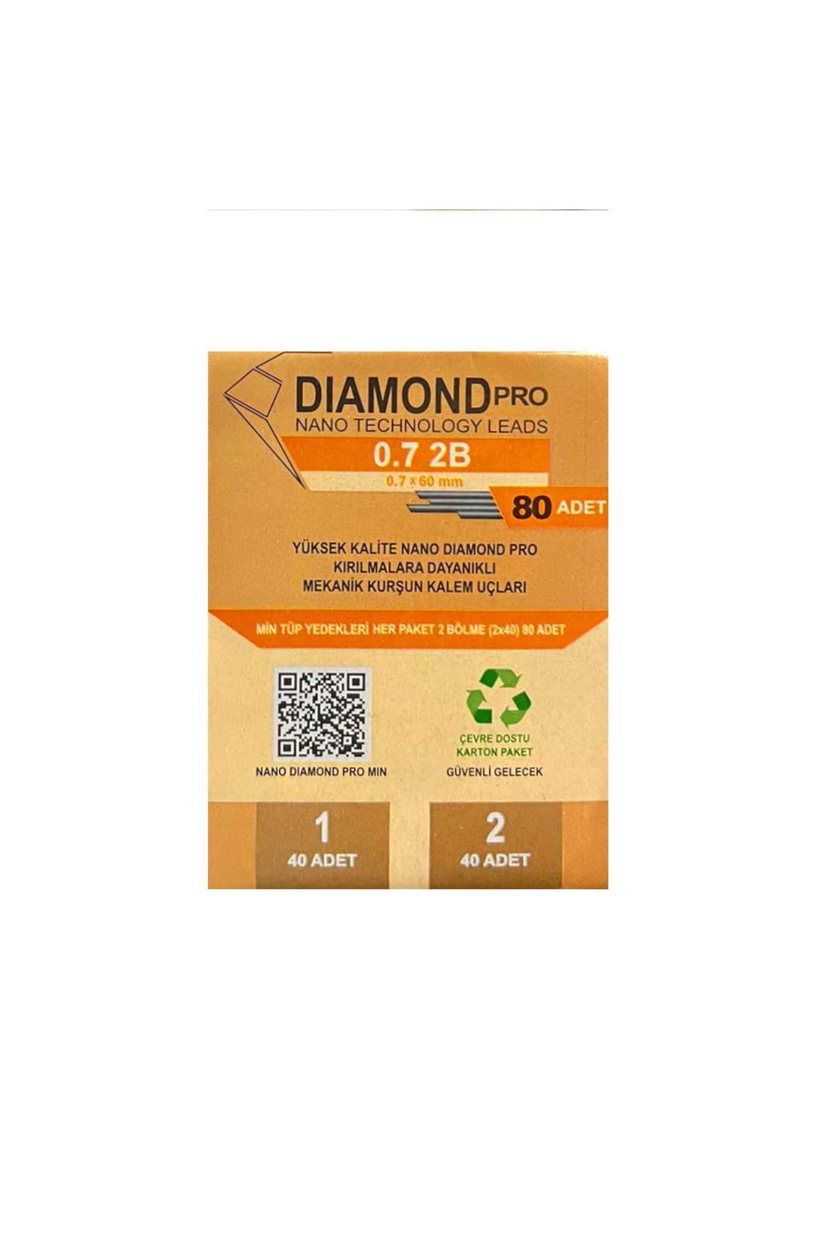 Nano DİAMOND PRO VERSATİL MİN YEDEĞİ 07 2B 80 Lİ 10 PAKET
