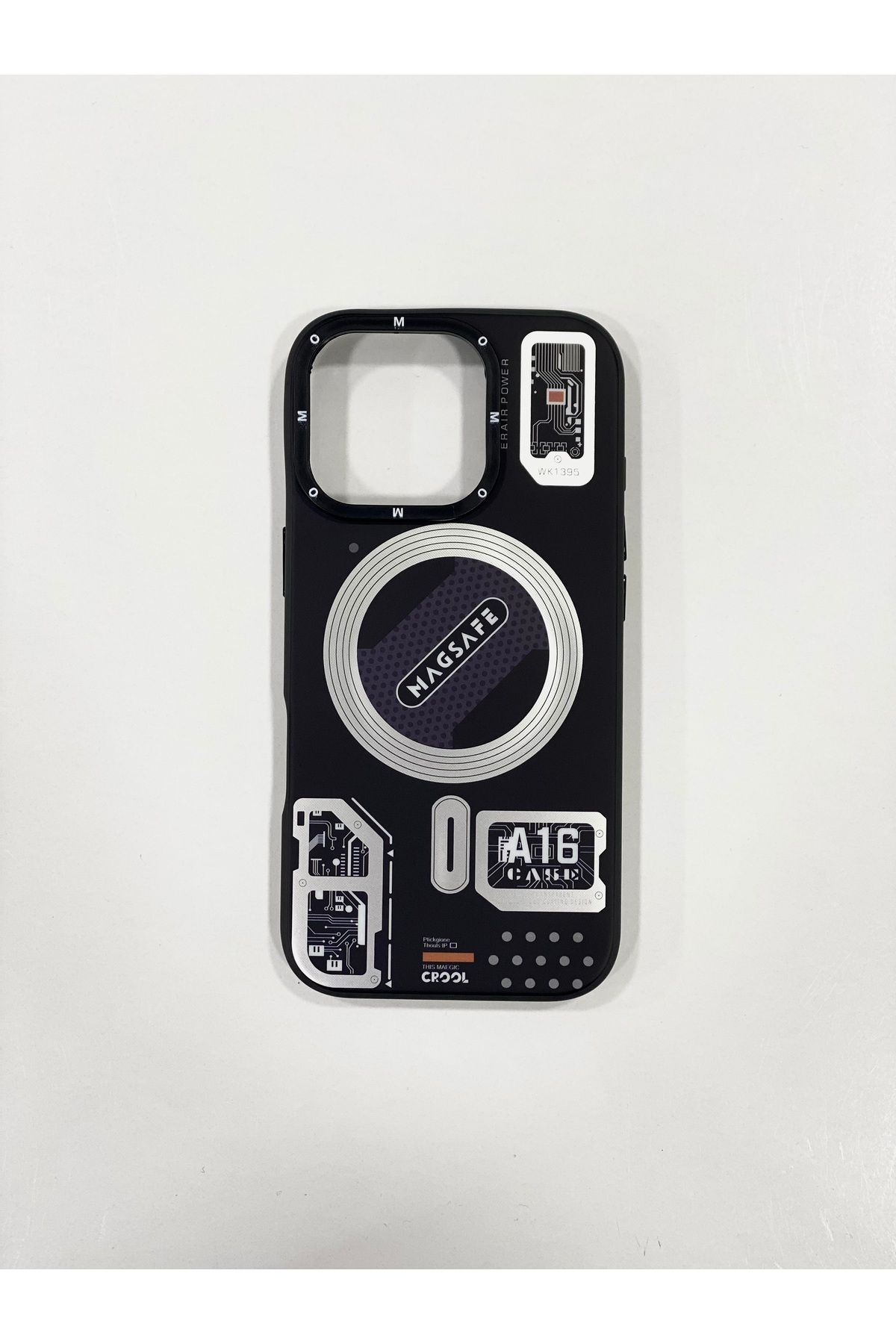 KLF iPhone 16 Pro MagSafe ŞARJ ÖZELLİKLİ DESENLİ KILIF ULTRA KORUMA