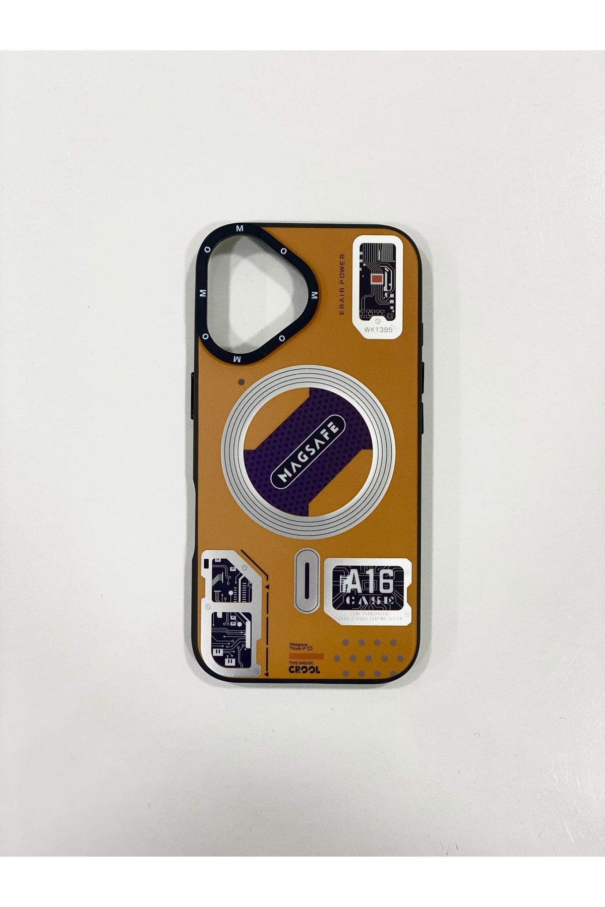 KLF iPhone 16 MagSafe ŞARJ ÖZELLİKLİ DESENLİ KILIF ULTRA KORUMA