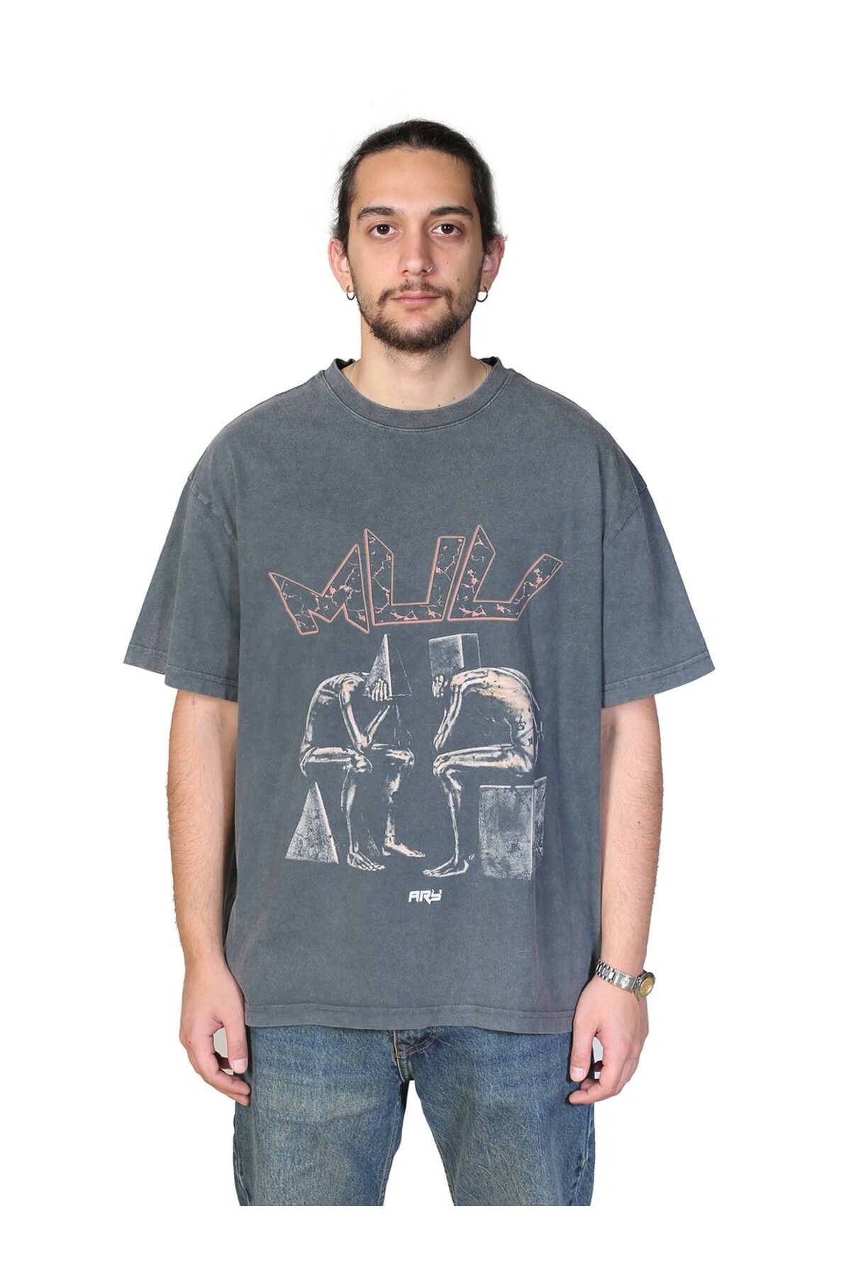 Muu Legacy MYSTIC Oversize T-Shirt %100 Pamuk Dijital Baskılı