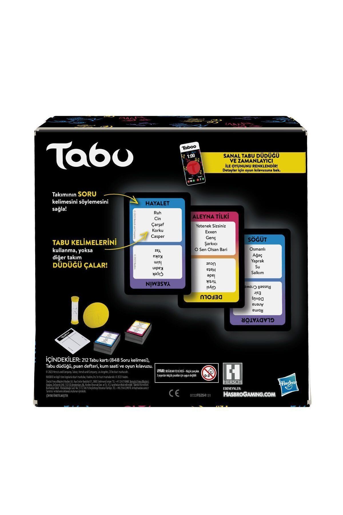 melfxxl eticaret F5254 Hasbro Gaming - Tabu +13 yaş