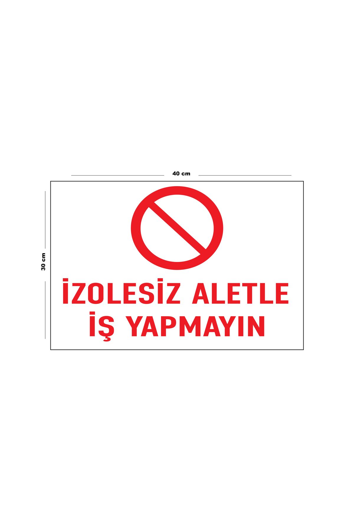 Lucena-Doing Business with Metal Non-Isolated Tool 30cm X 40cm A3 Size Warning Sign Diversion Sign 1