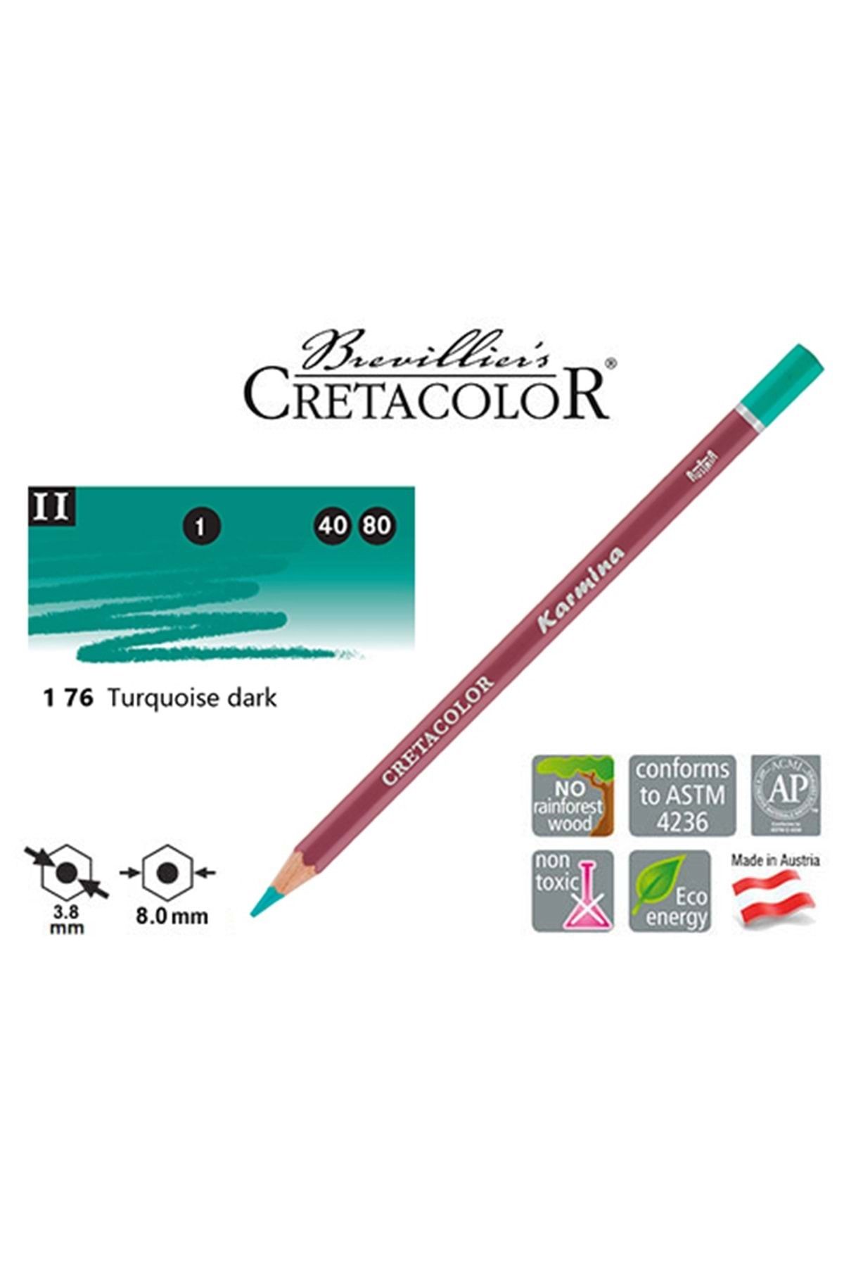 CretaColor Karmina Kuru Boya Kalemi Turquoise Dark
