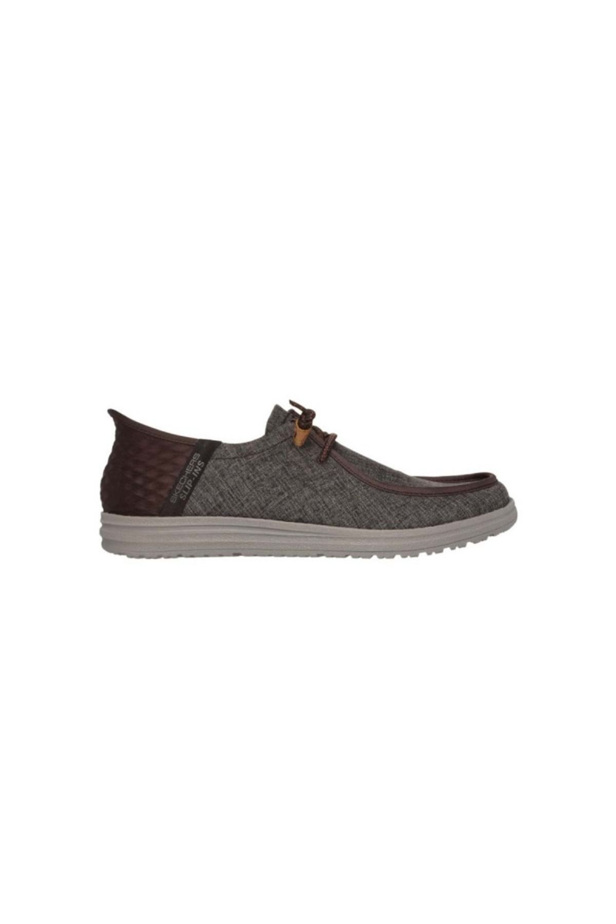 SKECHERS 210864-CHOC Melson Vaiden Erkek kahverengi Sneaker Günlük Spor Ayakkabı