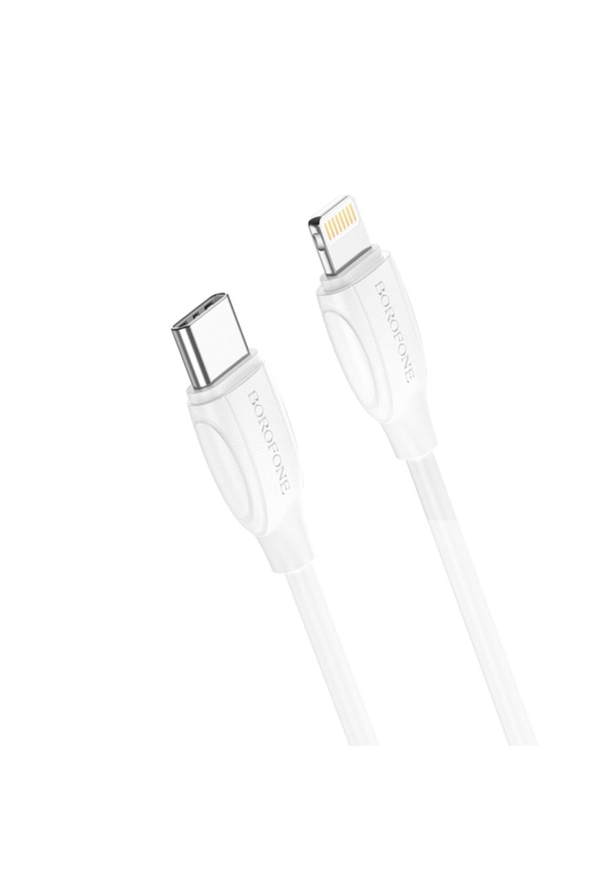 Borofone-Cablu de date și încărcare USB Type-C / Lightning USB-C pentru iPhone 14 13 12 11 Pro Max Mini 2 M - Alb 6