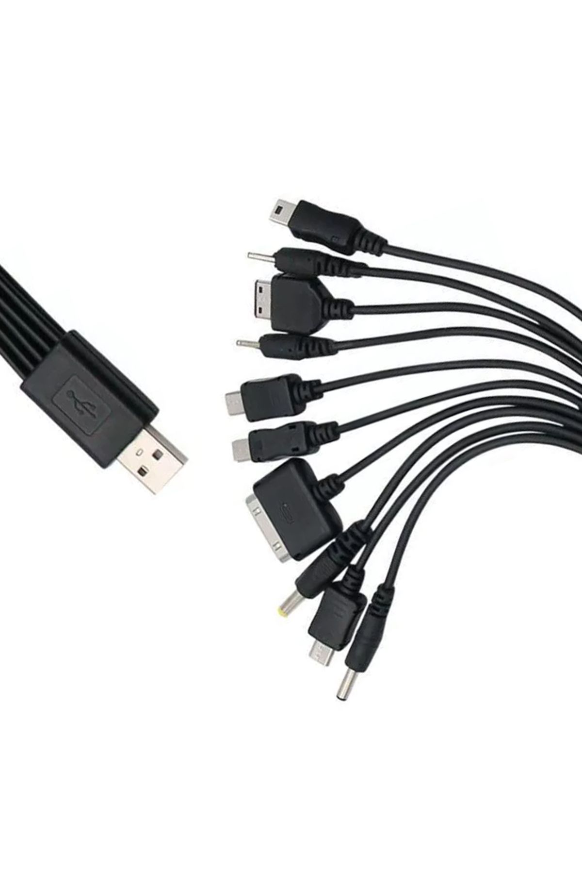POEBGO FAMİLY'S ÇOK FONKSİYONLU 10LU USB ŞARJ ALETİ KABLO (5162)