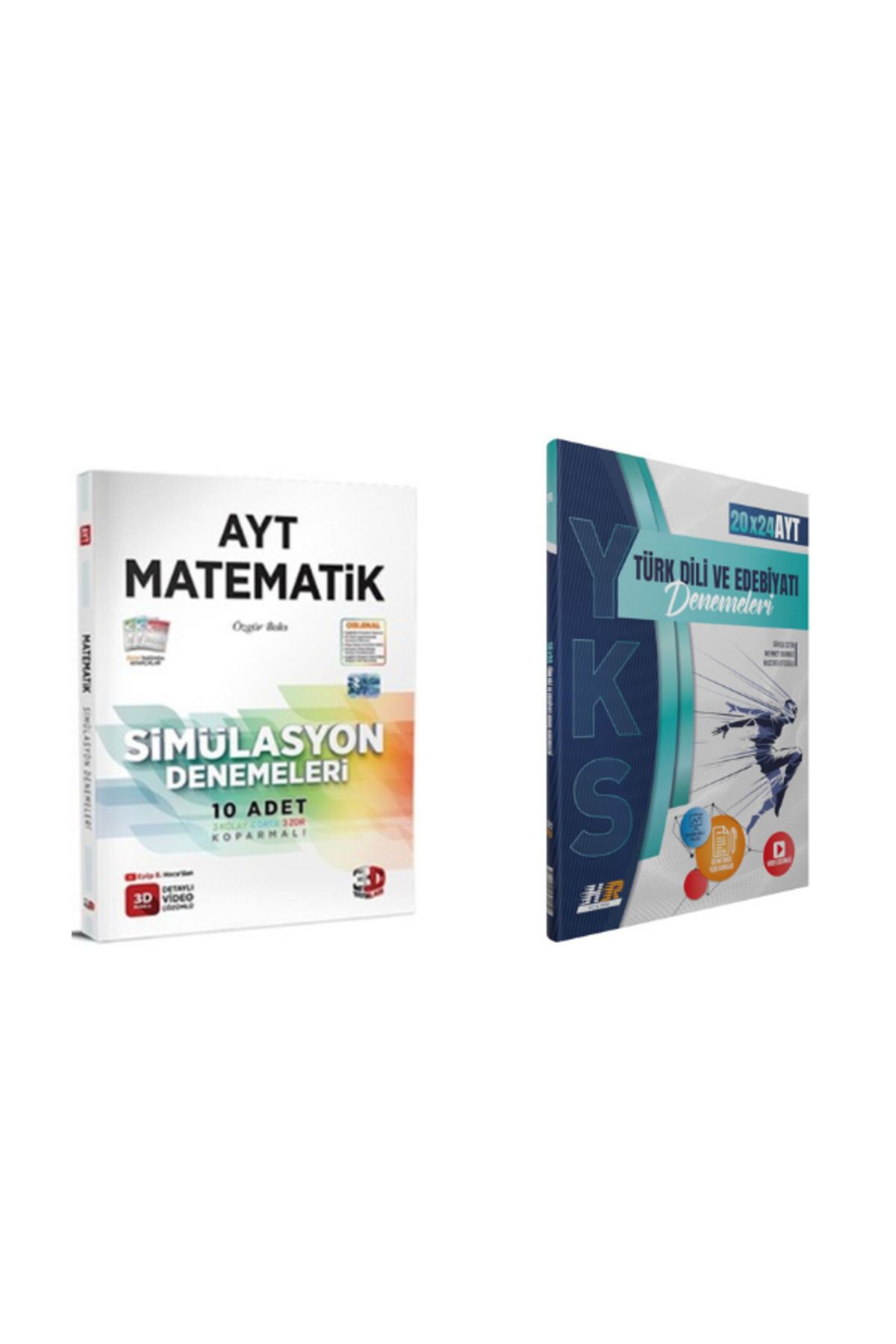 Yargı Yayınları 2025 3d ayt matematik deneme ve hız ve renk ayt edebiyat deneme