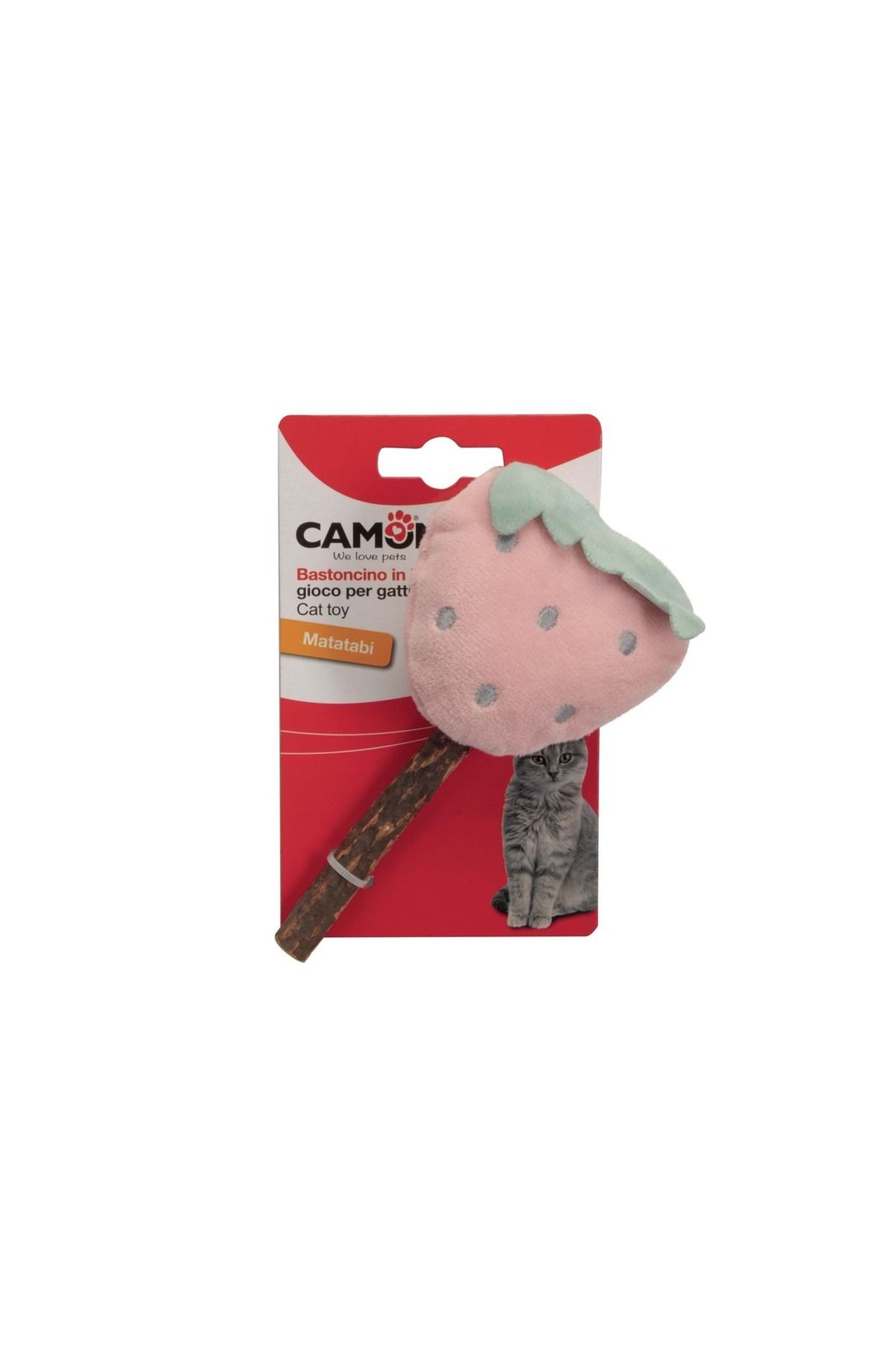 Camon Çilek, Ananas Havuç Matatabili Peluş Oyuncak 14 cm