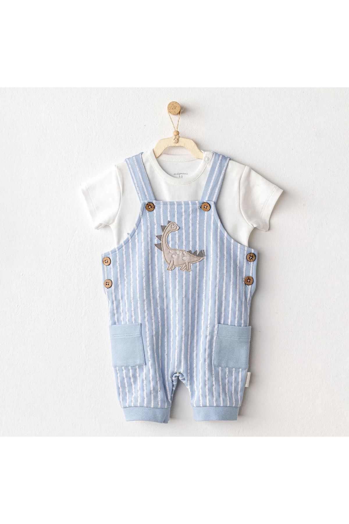 Wear Hype Andywawa Ac25914 Jumpsuit Salopet Takım Blue