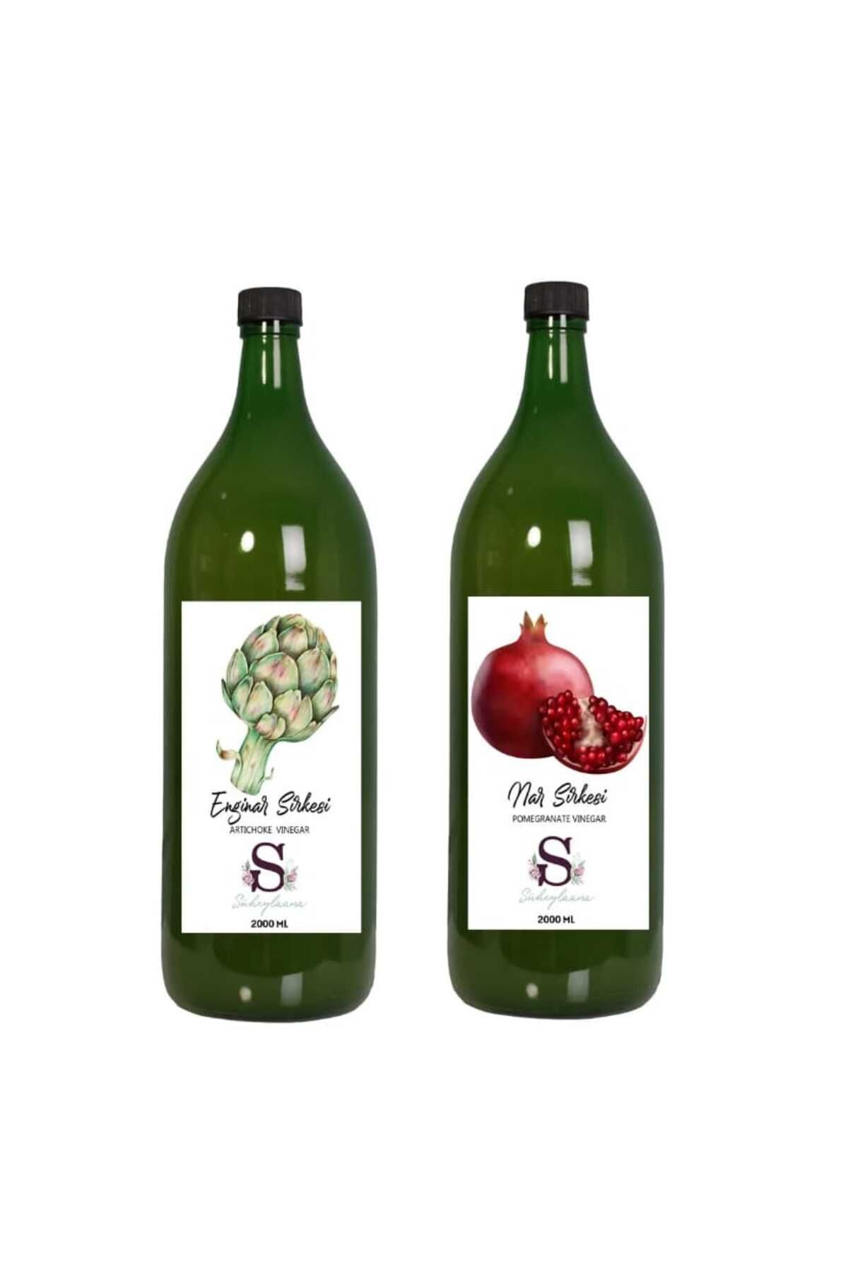 Süheylaana Doğal Enginar Sirkesi 2000 Ml - Doğal Nar Sirkesi 2000 Ml