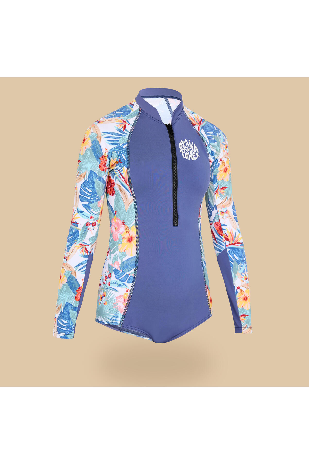 Children's Long Sleeve Swimsuit - Blue - Lucy 500