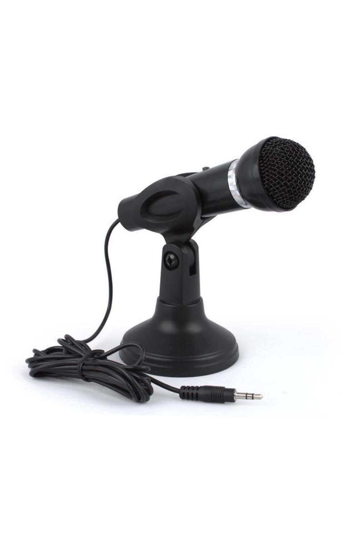 POEBGO FAMİLY'S YW-30 3.5MM JACKLI MASAÜSTÜ BİLGİSAYAR KÜRSÜ MİKROFON SİYAH (5162)
