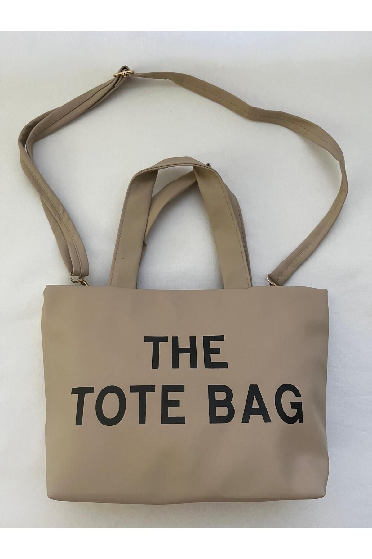 GlamShop Kadın The Tote Bag kanvas kol ve omuz çantası