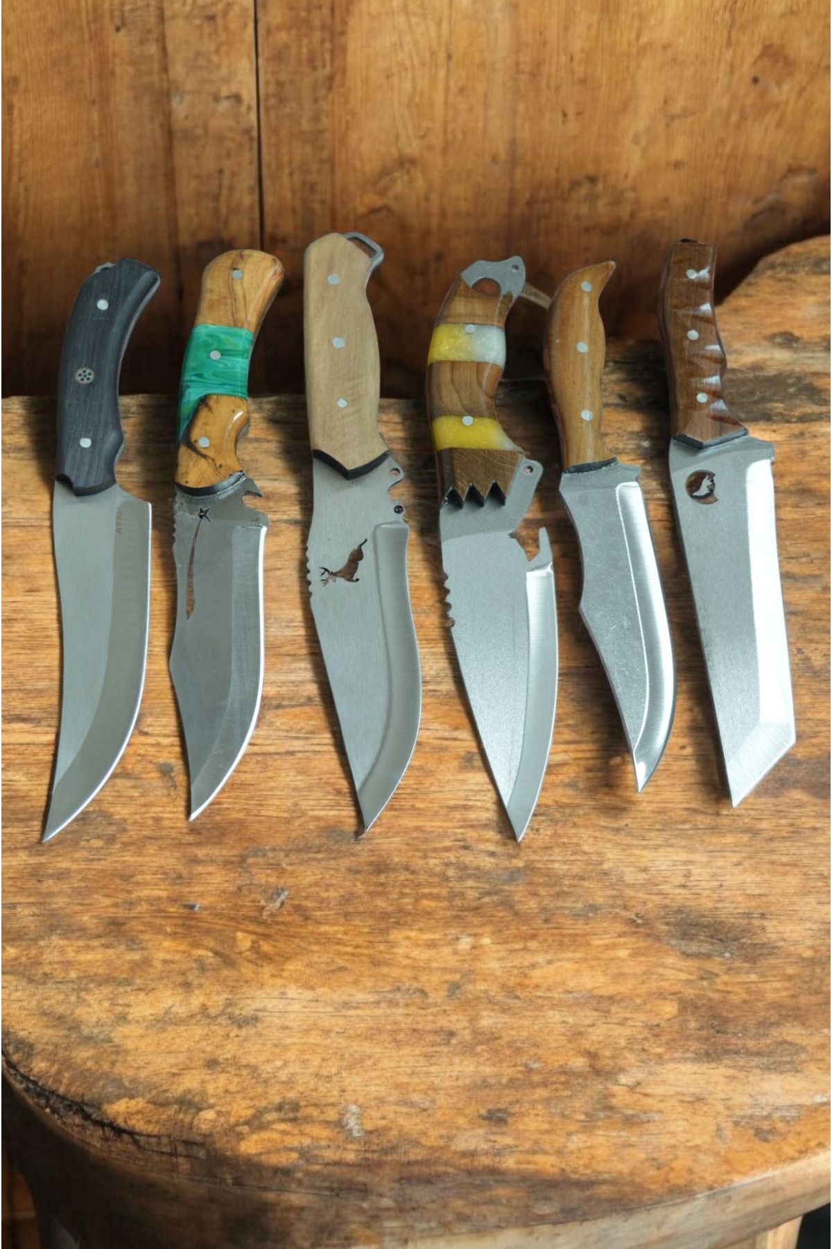 MERTCAN KNİFE 4lü 5li 6li 7li 8li outdoor av ve kamp bıçağı mutfak bıçağı çakı