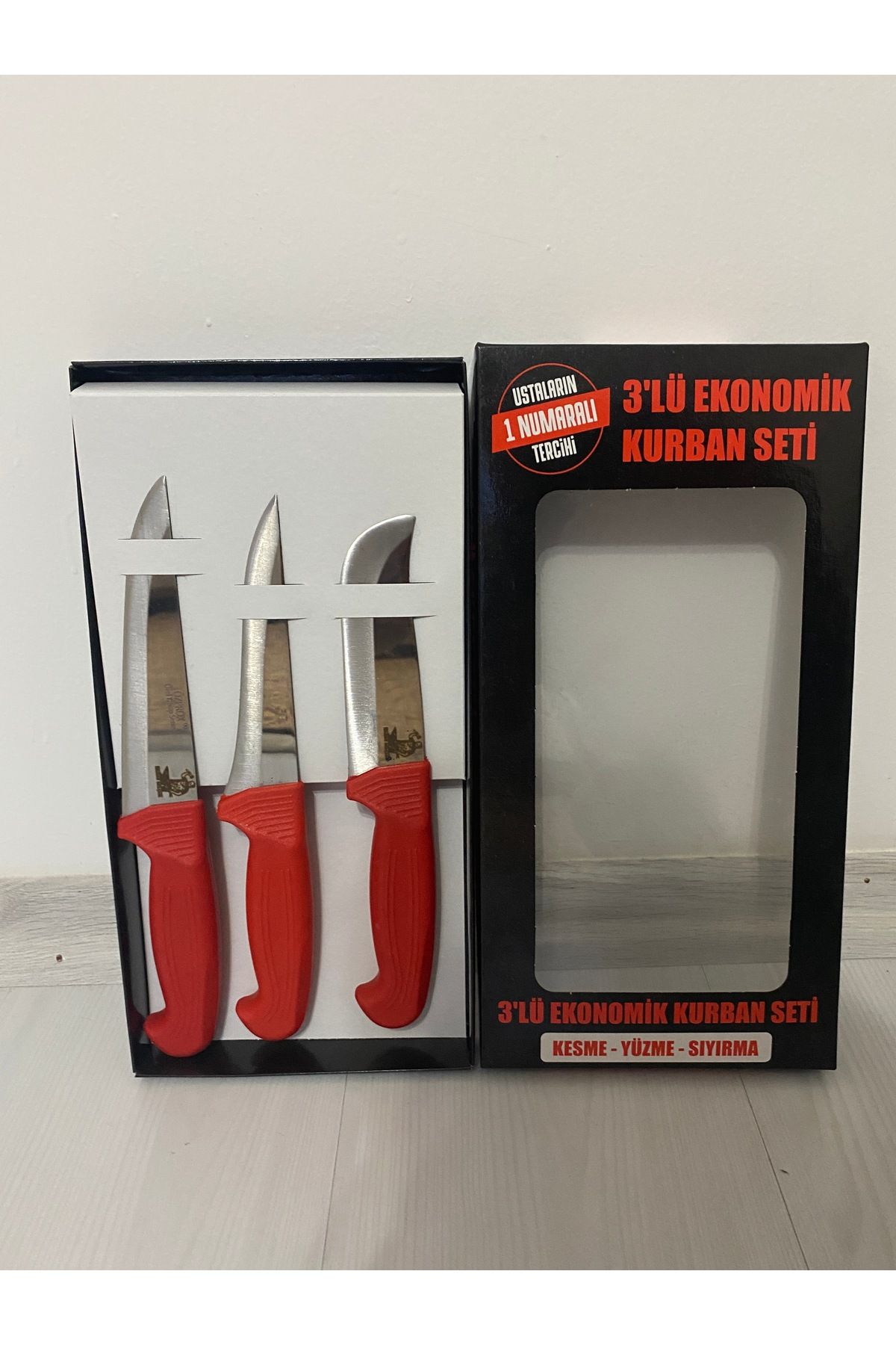 Abasic Bıçak Seti 3 lü ( Kesme -Yüzme -Sıyırma )