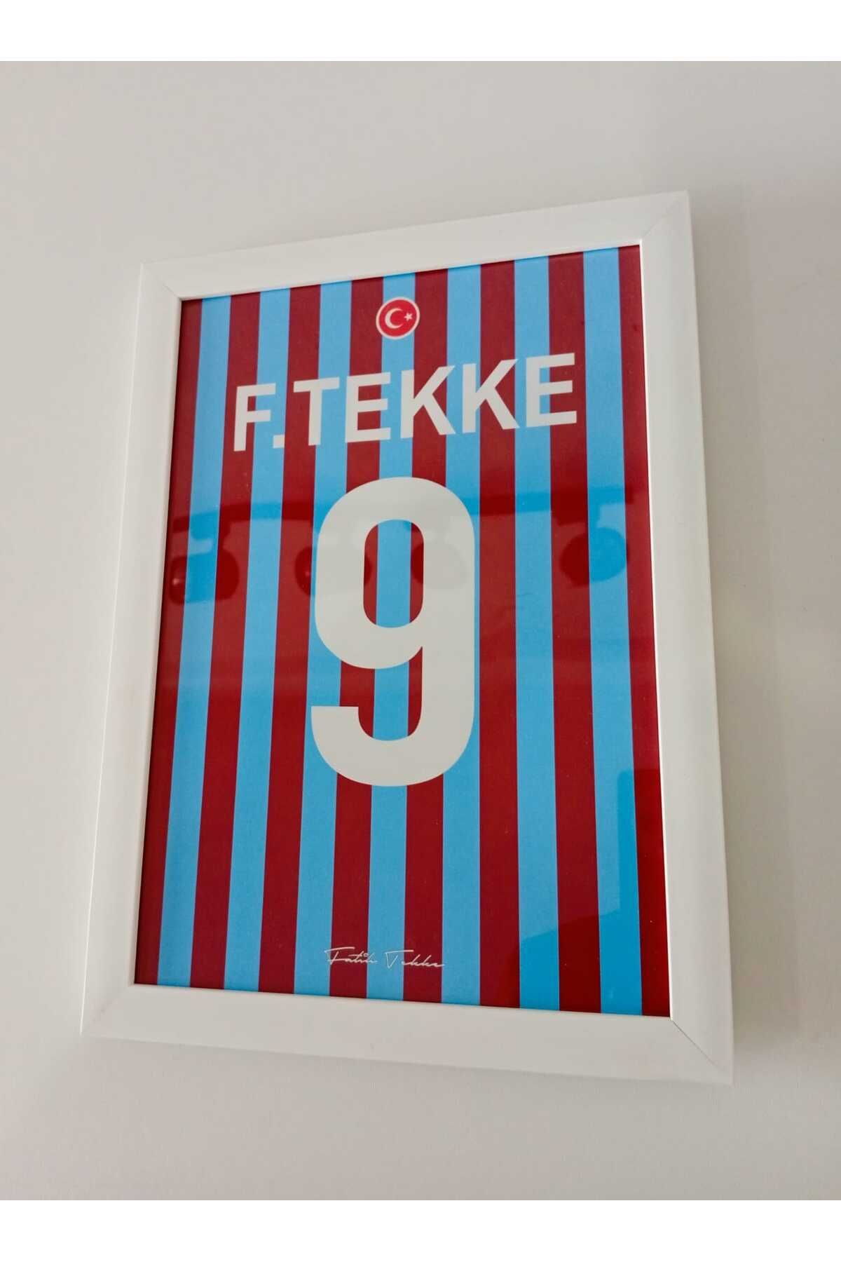Erdizayn 30x40 cm Fatih Tekke Tasarımlı Poster Tablo 1 mm Şeffaf PVC Korumalı Çerçeveli Hediyelik Tablo