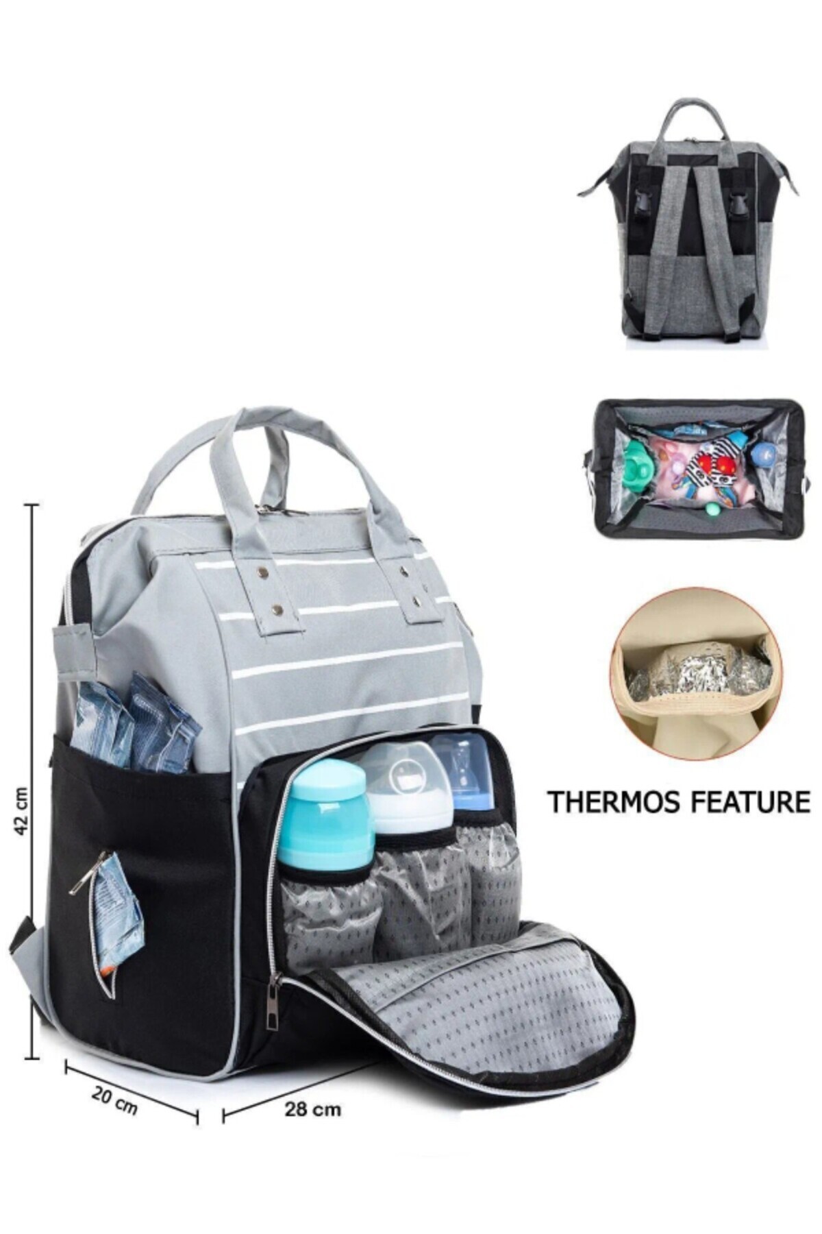 Avşar Baby 2 Li Bebek Taşıma Seti En İyi Anne Bebek Bakım Çantası ve Portbebe Modelleri fotoğrafı 4 (önizleme)