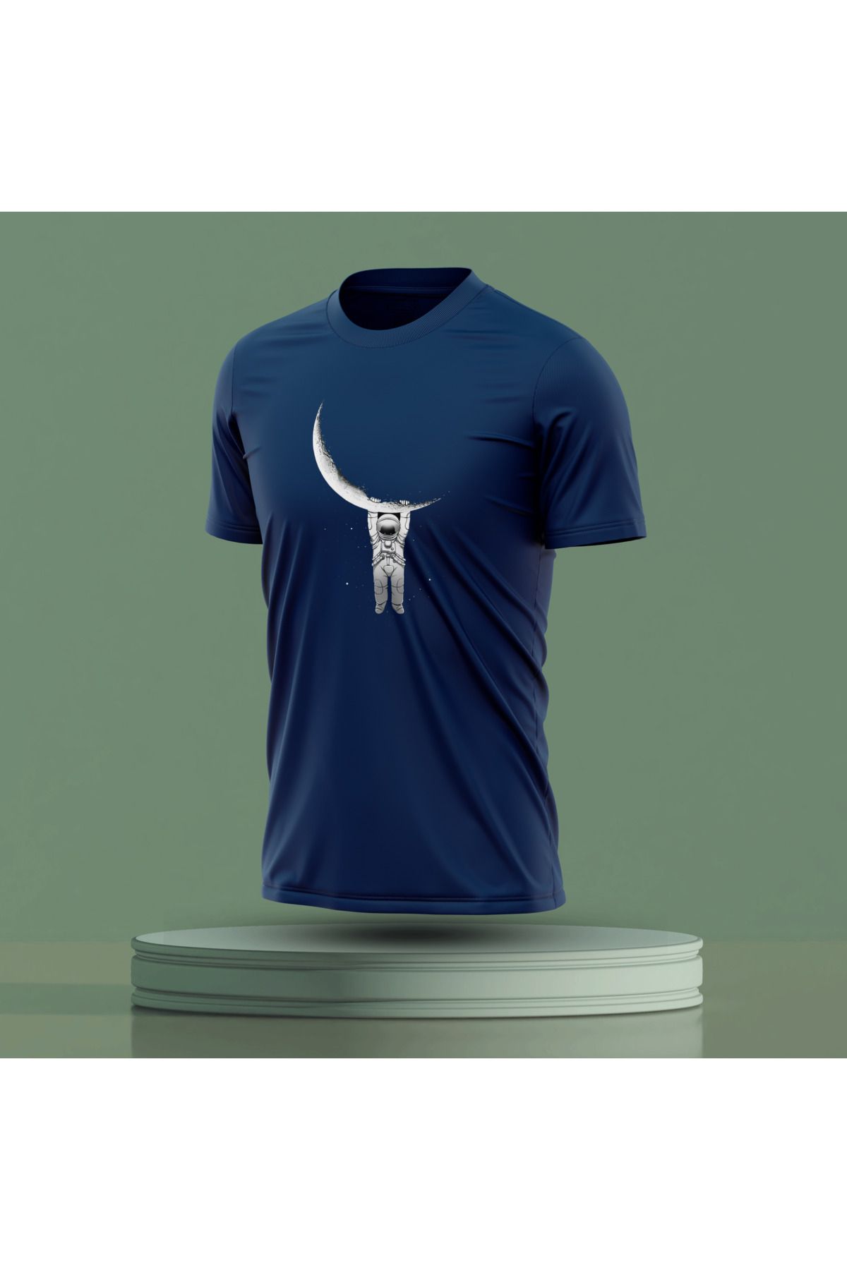 Bulvar Lee Erkek Sıfır Yaka Baskılı Yazlık T-Shirt