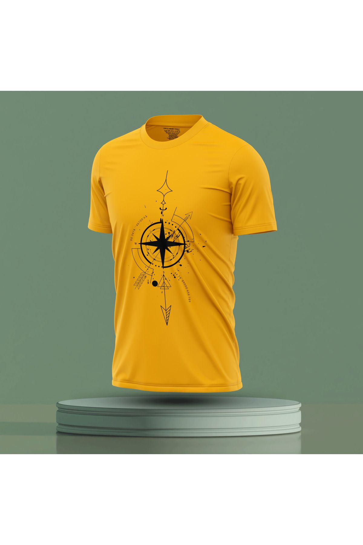 Bulvar Lee Erkek Sıfır Yaka Baskılı Yazlık T-Shirt