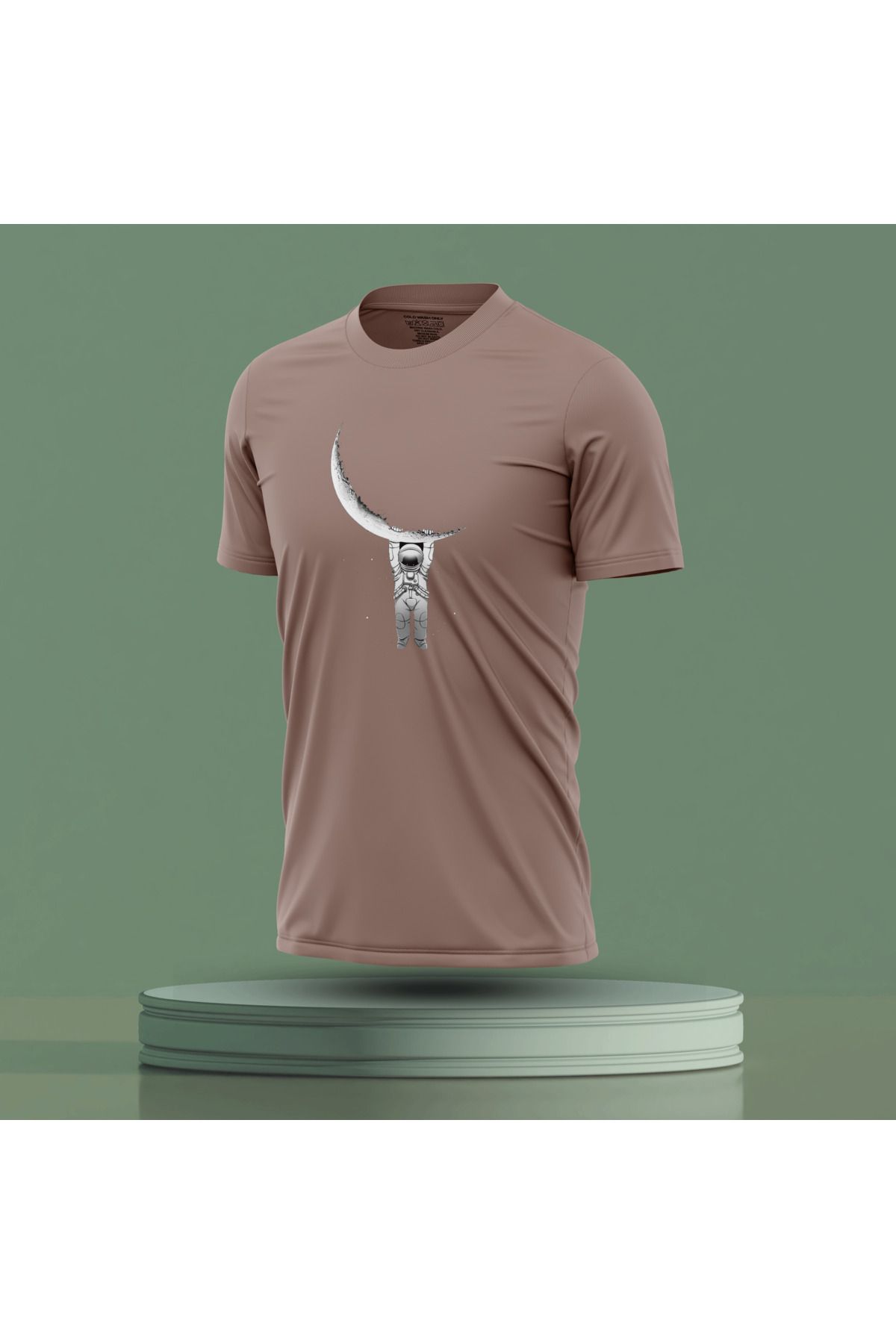Bulvar Lee Erkek Sıfır Yaka Baskılı Yazlık T-Shirt