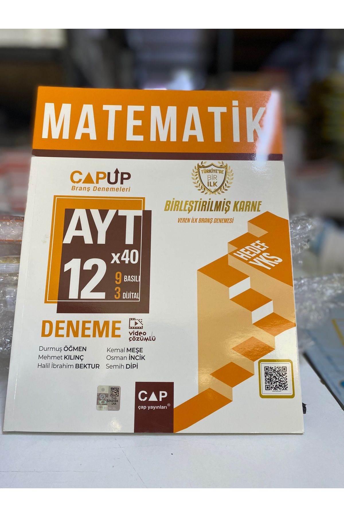 Yanıt Yayınları ÇAPUP AYT MATEMATİK 12 Lİ 2025 DENEMESİ