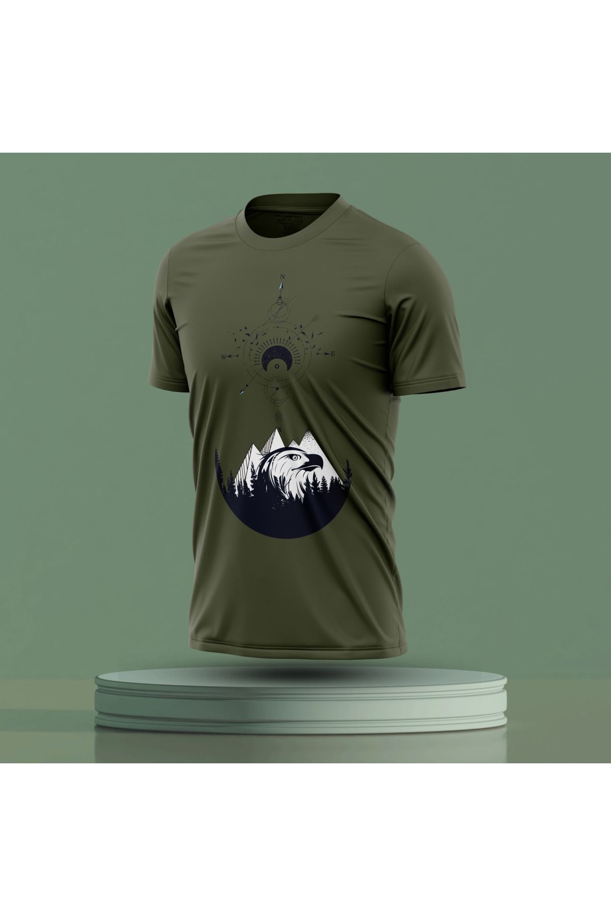 Bulvar Lee Erkek Sıfır Yaka Baskılı Yazlık T-Shirt