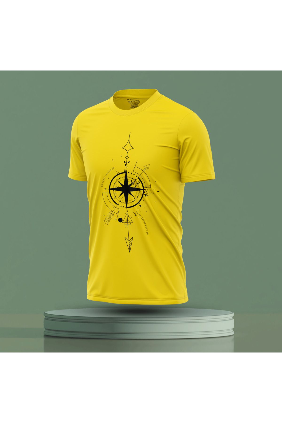 Bulvar Lee Erkek Sıfır Yaka Baskılı Yazlık T-Shirt