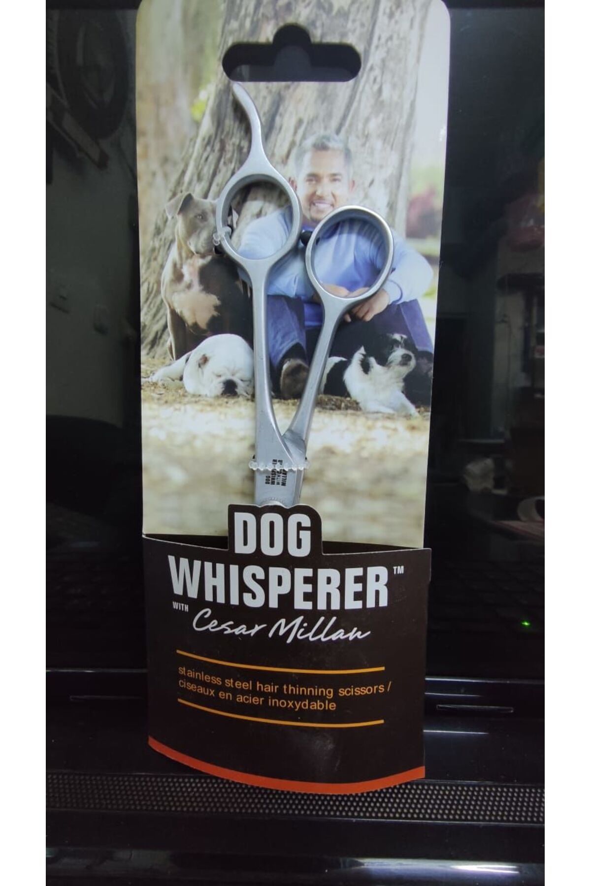 DOG WHİSPERER CESAR MİLAN Cesar Milan Dog Whisperer Paslanmaz Çelik Köpek Tüy İnceltme Makası