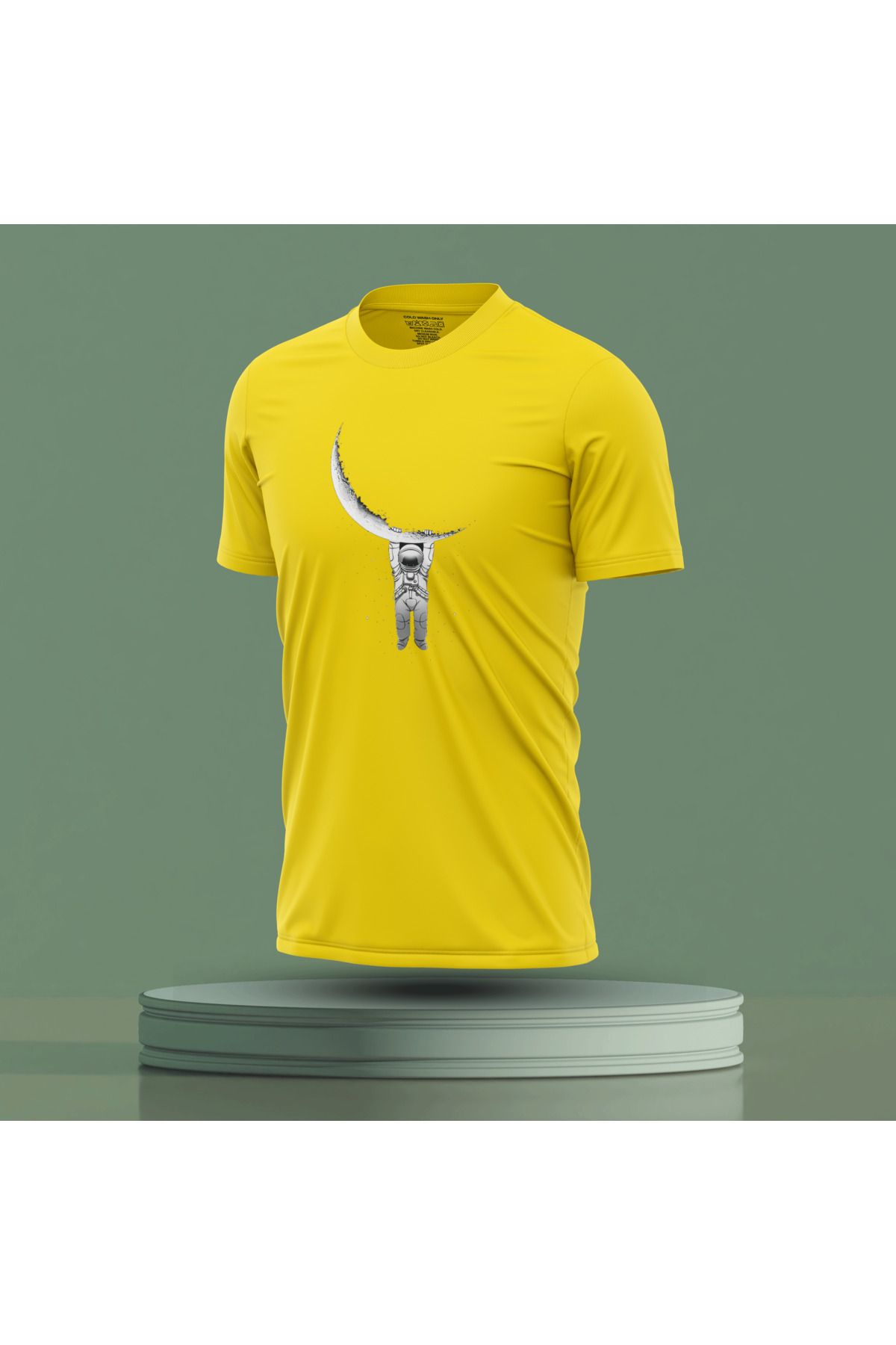 Bulvar Lee Erkek Sıfır Yaka Baskılı Yazlık T-Shirt
