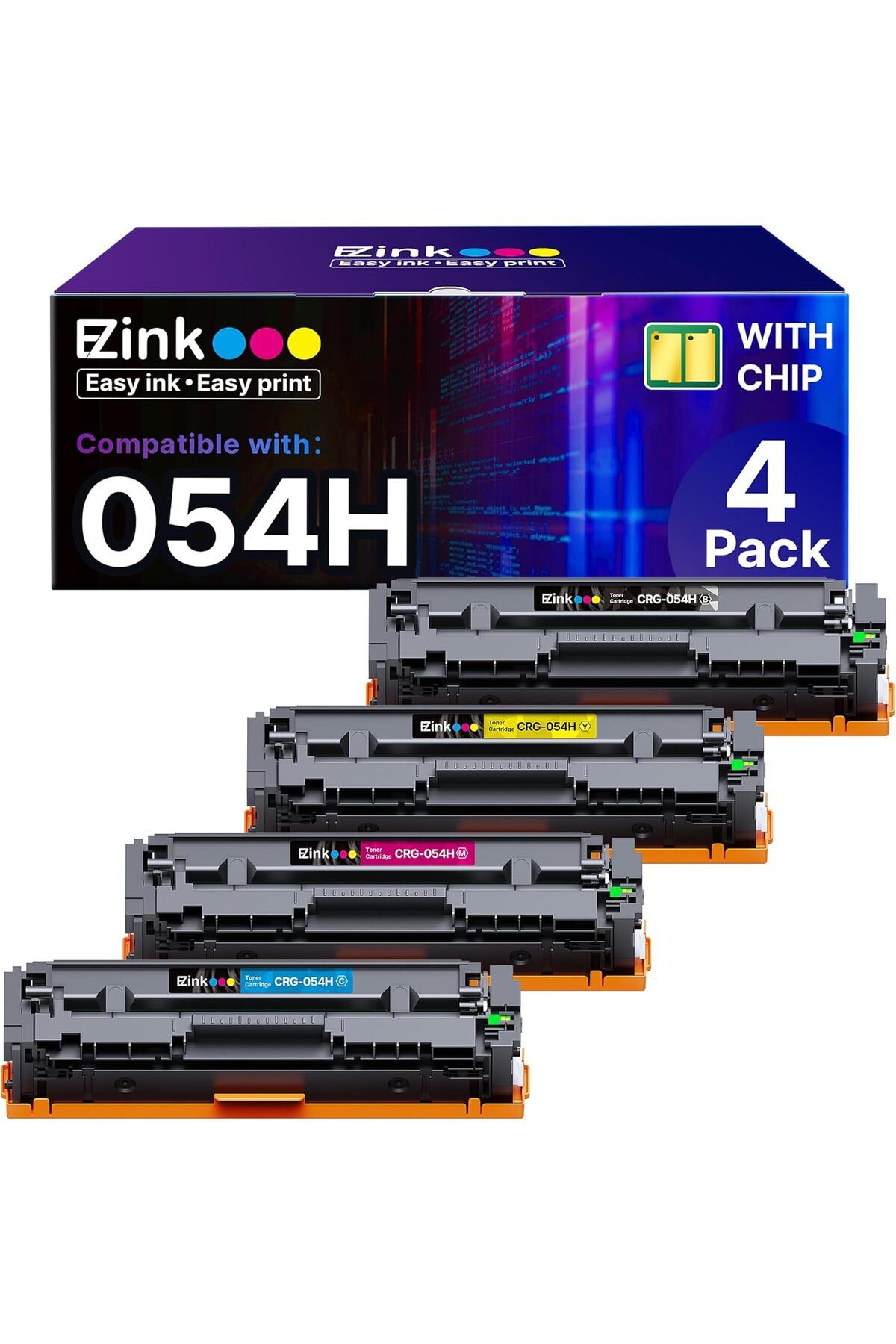 Canon YA-DE TONER 054H TonerMF644Cdw LBP622Cdw MF642Cdw MF641Cdw MF641Cw Black Cyan Yellow Magenta,