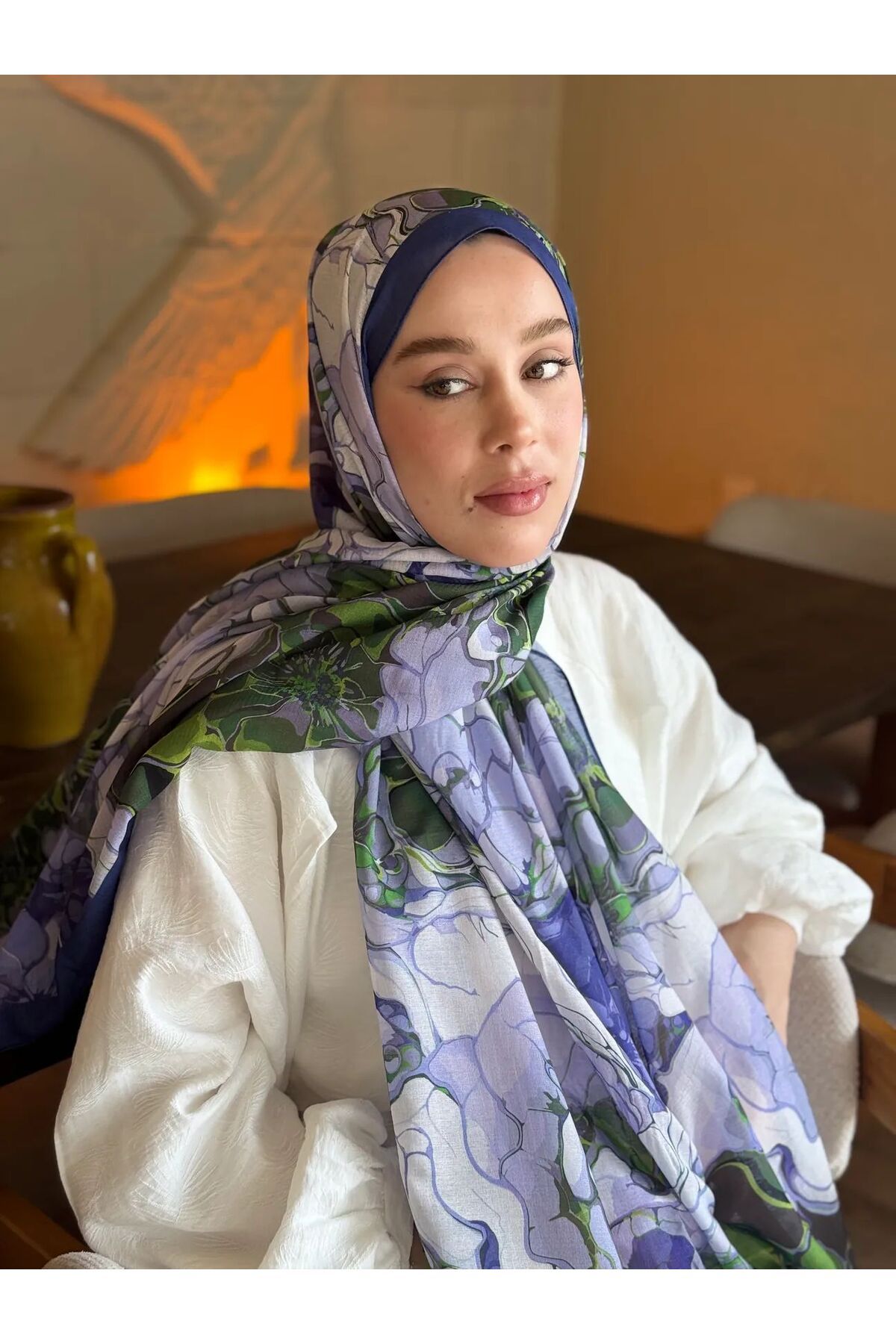 Kaşmir Desenli lina şal