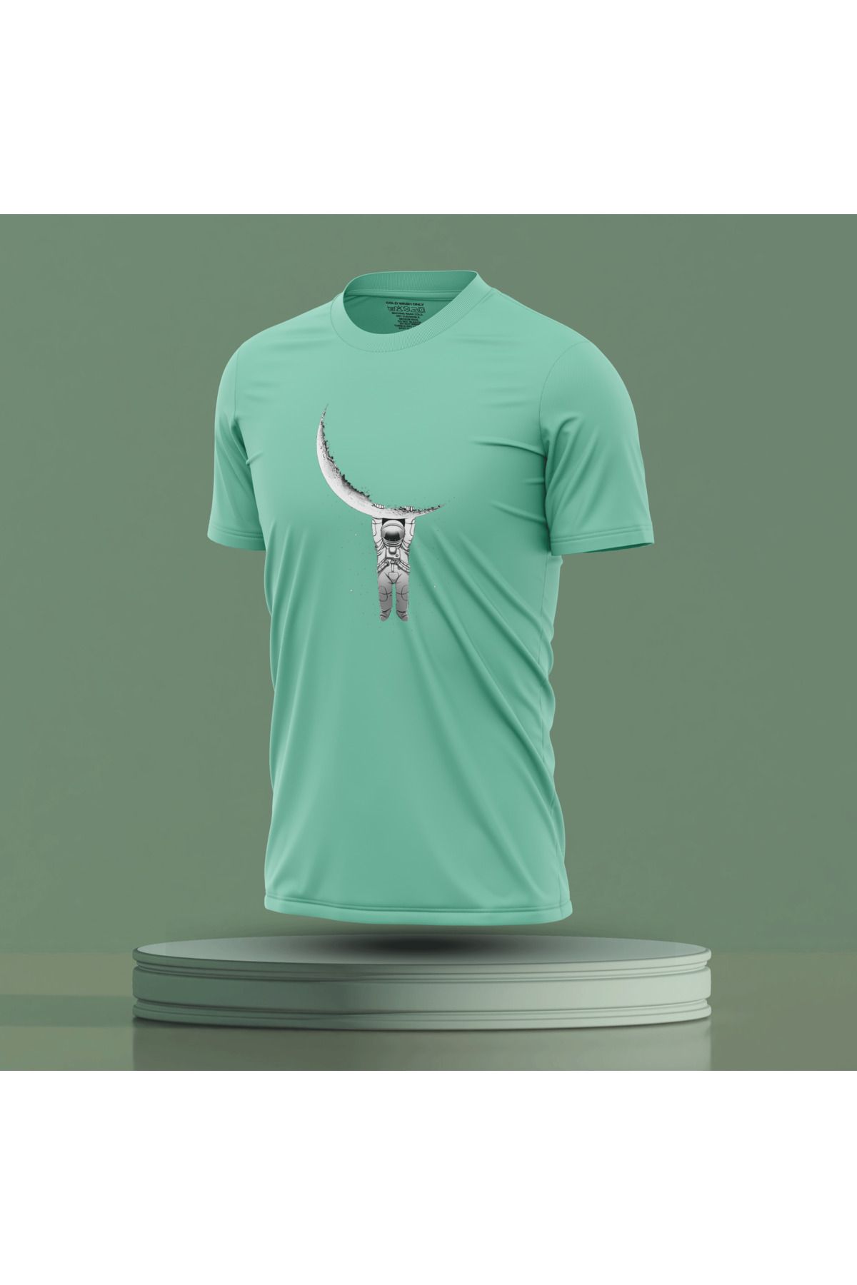 Bulvar Lee Erkek Sıfır Yaka Baskılı Yazlık T-Shirt