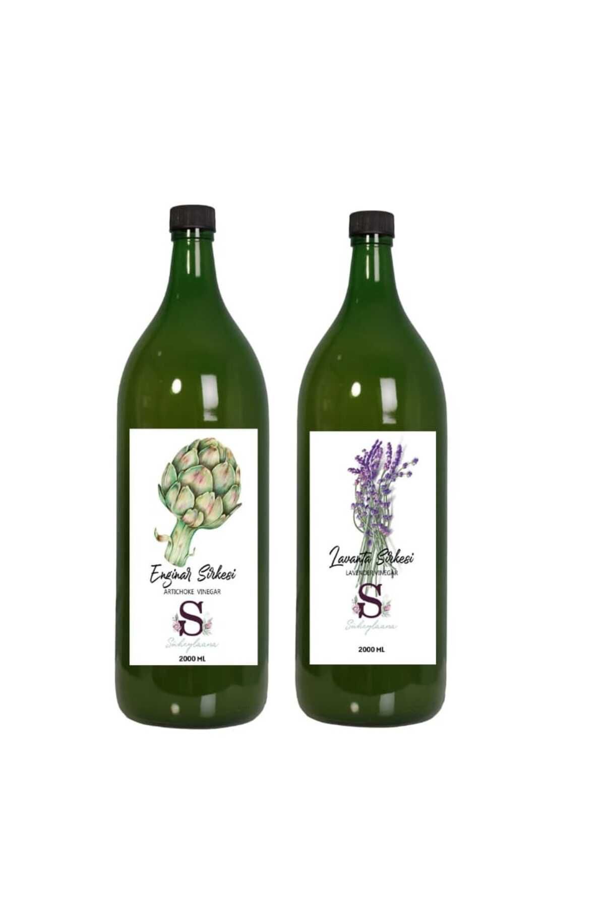 Süheylaana Doğal Enginar Sirkesi 2000 Ml - Doğal Lavanta Sirkesi 2000 Ml