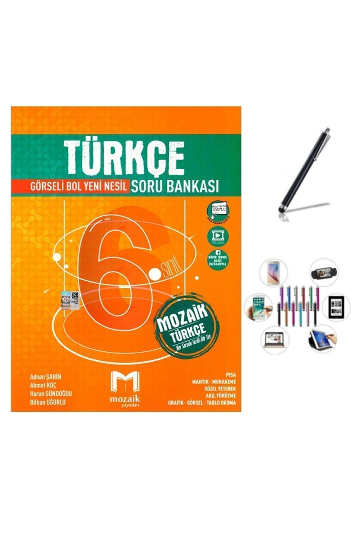 Marsis Yayınları Mozaik Güncel 6. Sınıf Türkçe Soru Bankası Güncel+Dokunmatik Kalem
