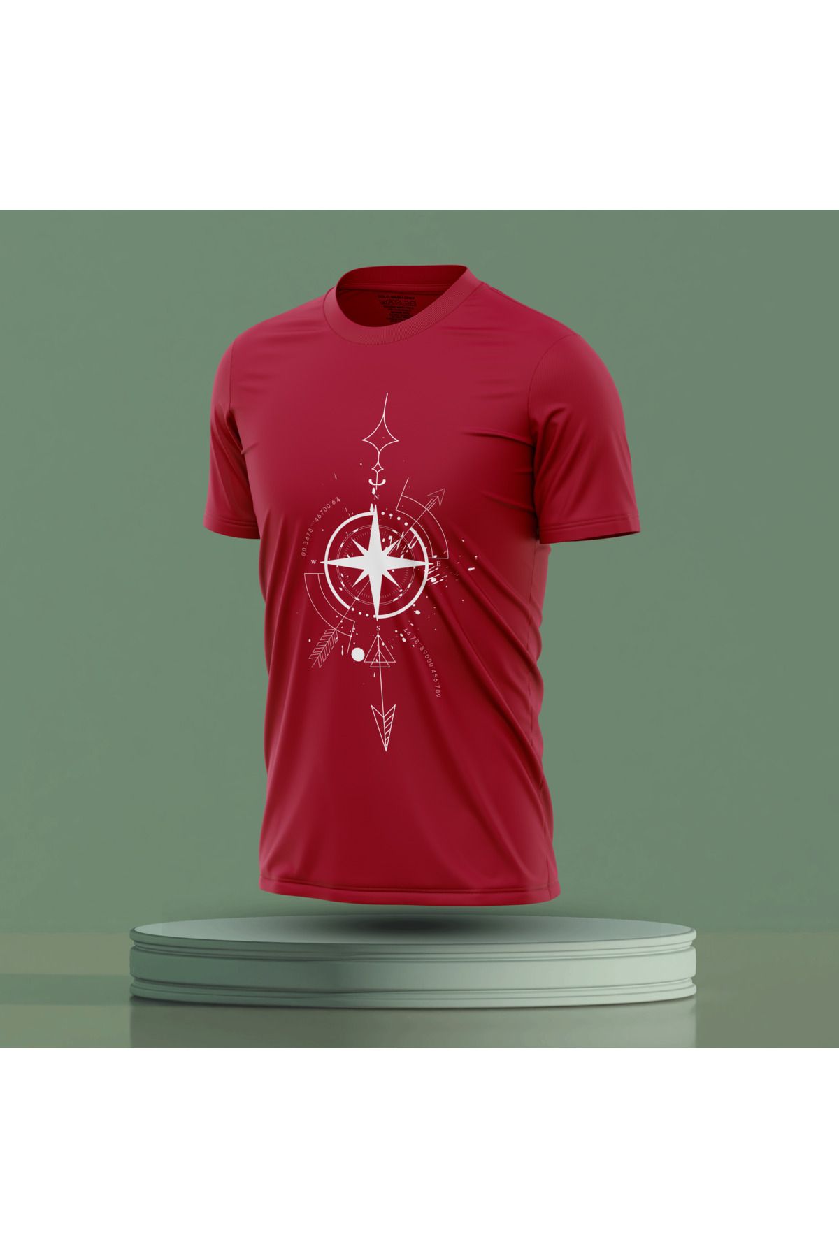 Bulvar Lee Erkek Sıfır Yaka Baskılı Yazlık T-Shirt