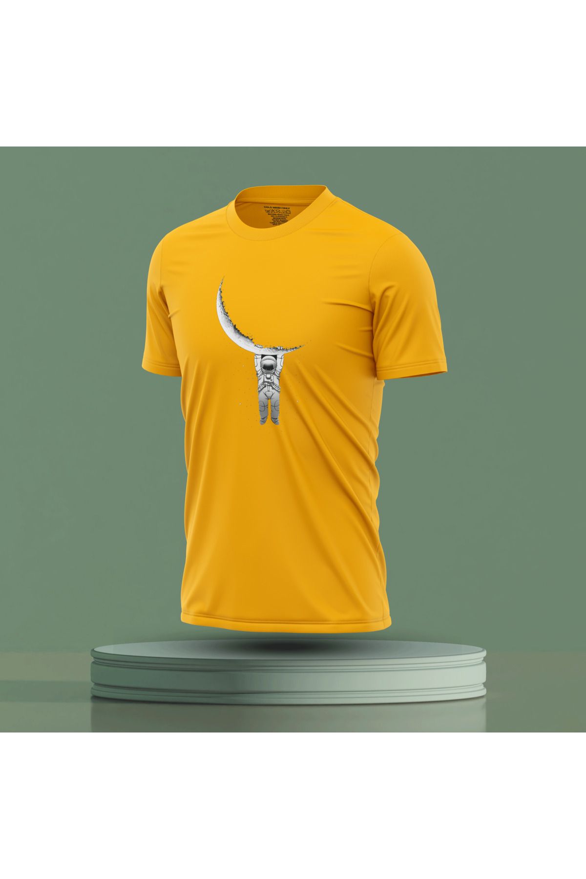 Bulvar Lee Erkek Sıfır Yaka Baskılı Yazlık T-Shirt