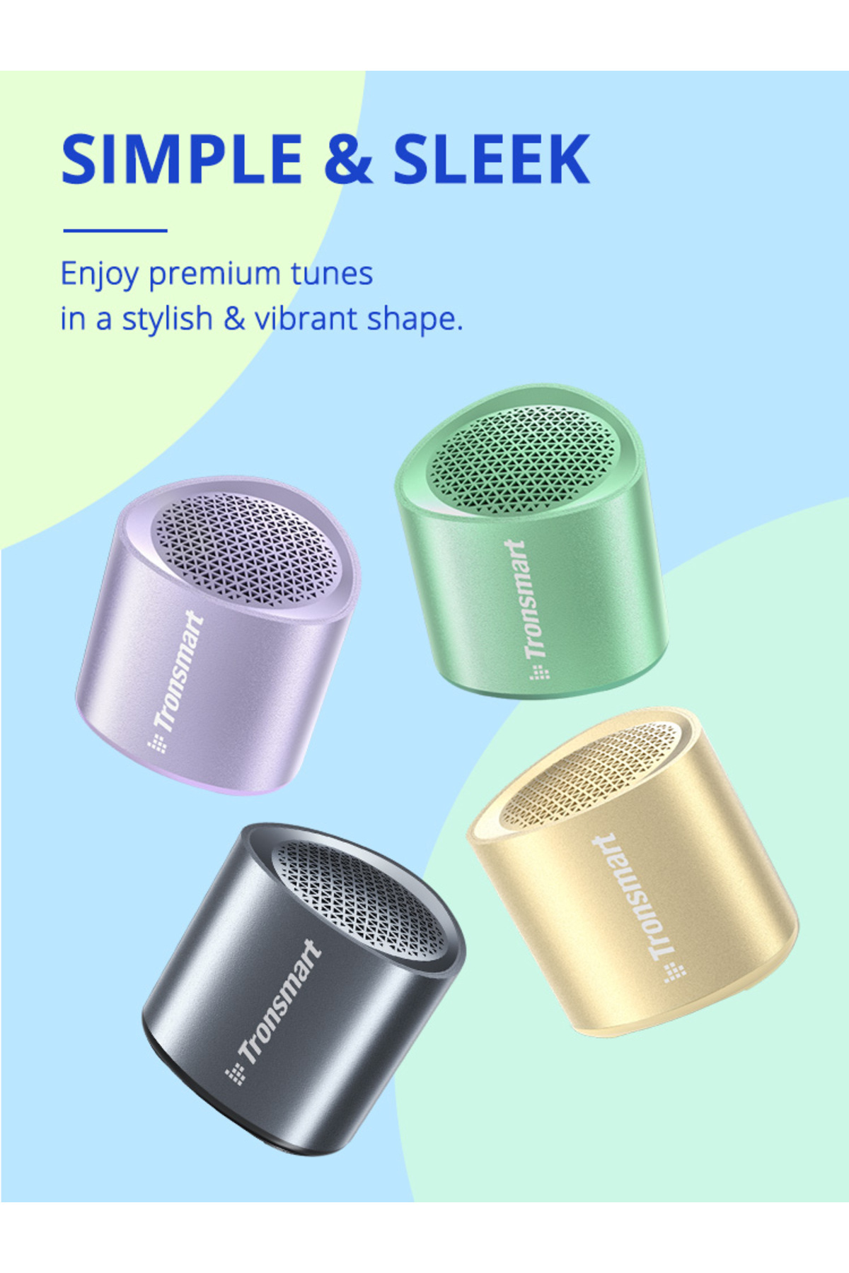 Tronsmart-مكبر صوت ترونسمارت نيمو صغير محمول بتقنية البلوتوث، مقاوم للماء IPX7، بطارية تدوم حتى 12 ساعة، إقران ستيريو - أسود 8