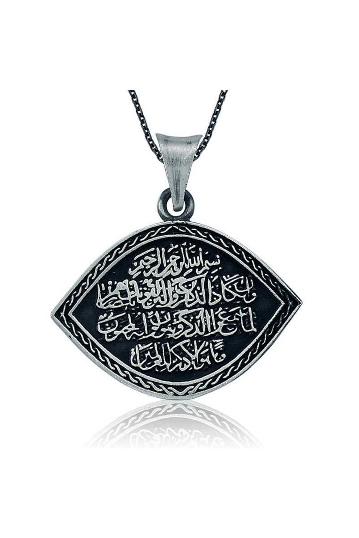 ecepazarlama Gümüş Nazar Duası Kolye