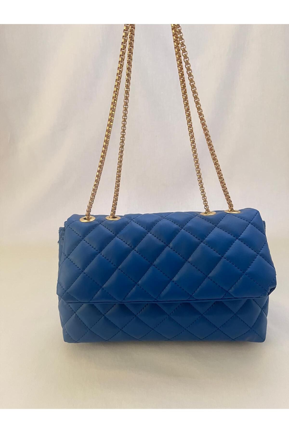 GlamShop Kadın zincirli ayarlanabilir omuz ve kol çantası