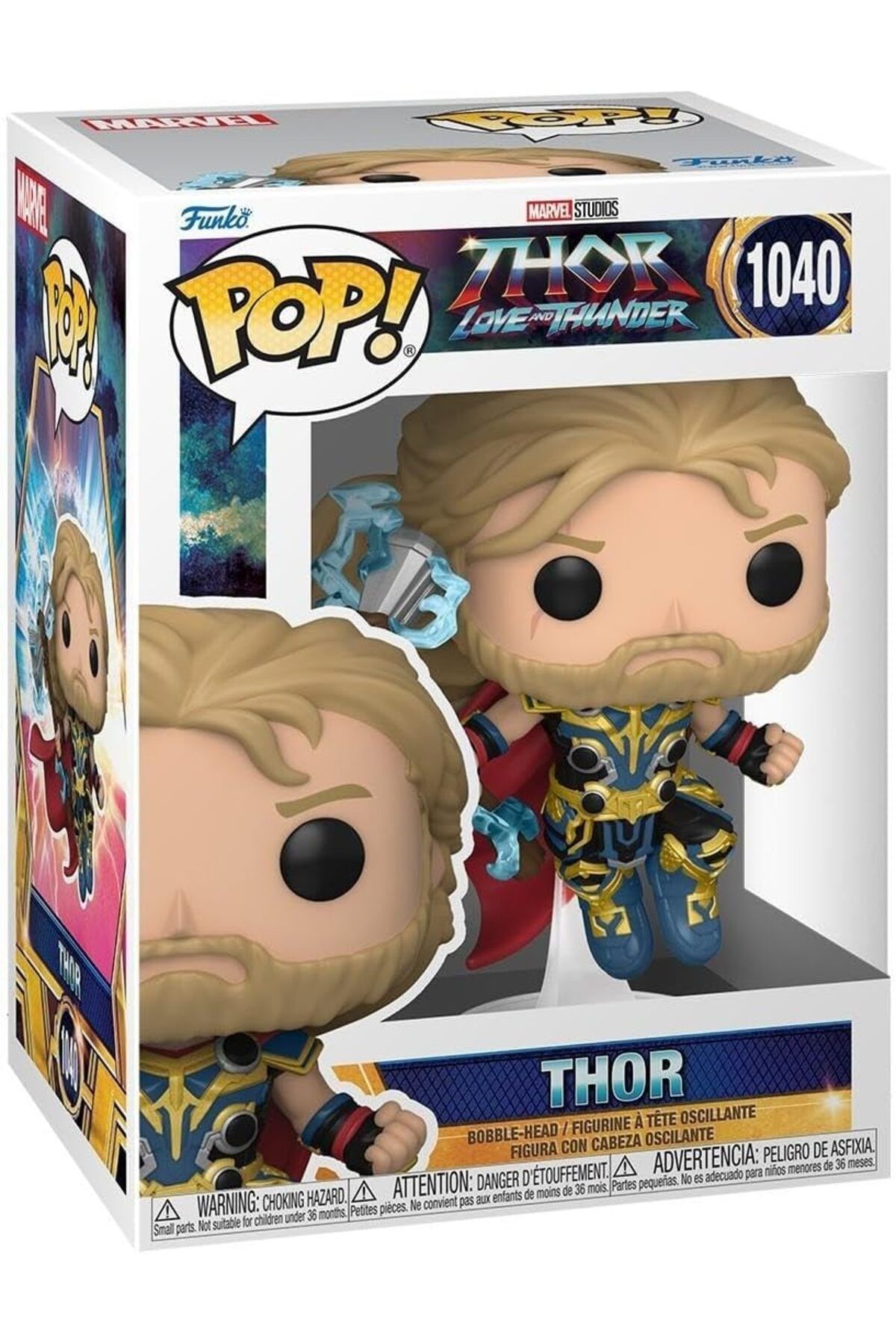 Funko Pop! Marvel: Thor Love and Thunder, Thor Figür, Resmi Koleksiyon Oyuncağı