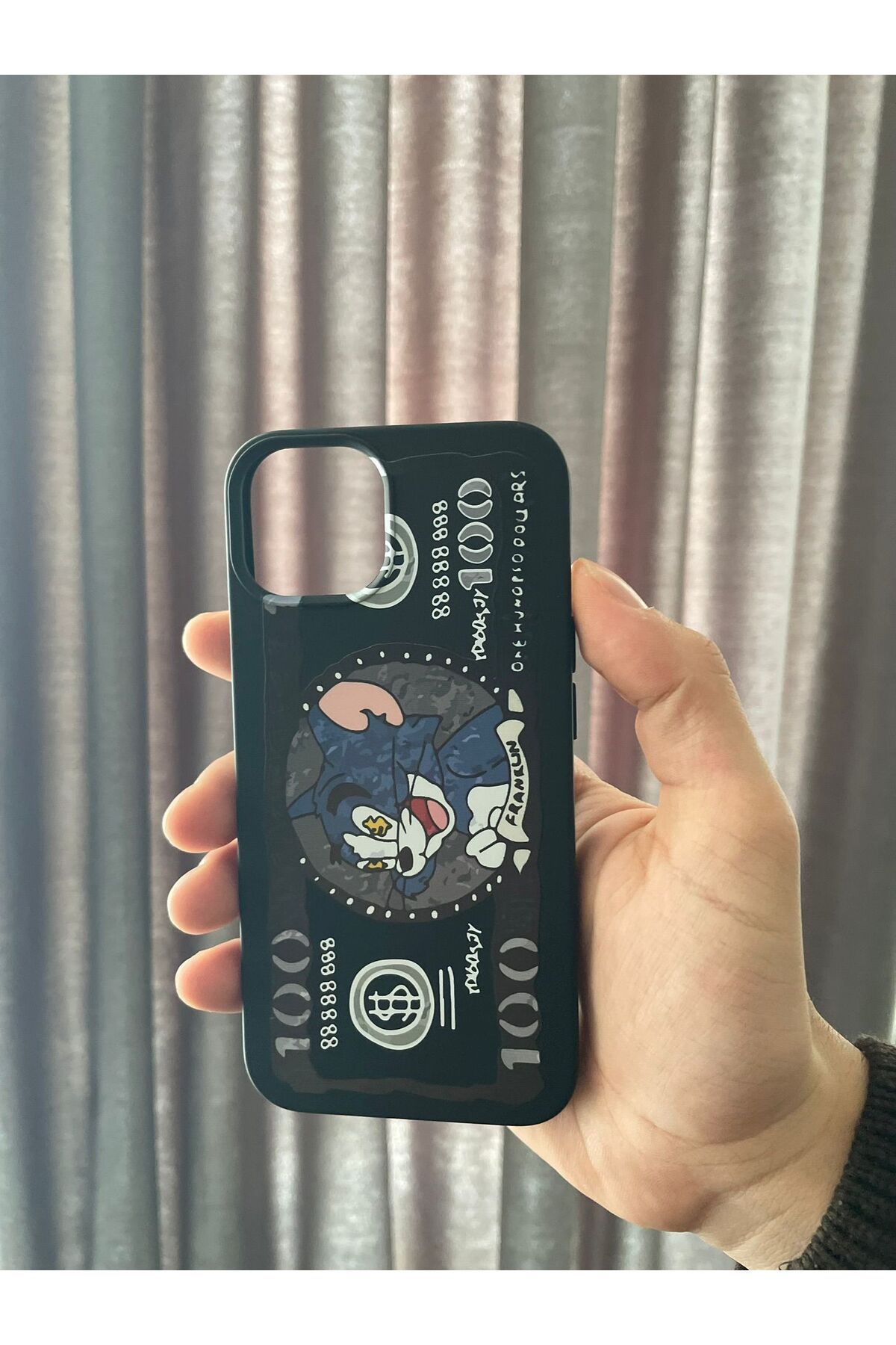 tak pratik İphone 13 Uyumlu Tom Figürlü Silikon Kılıf