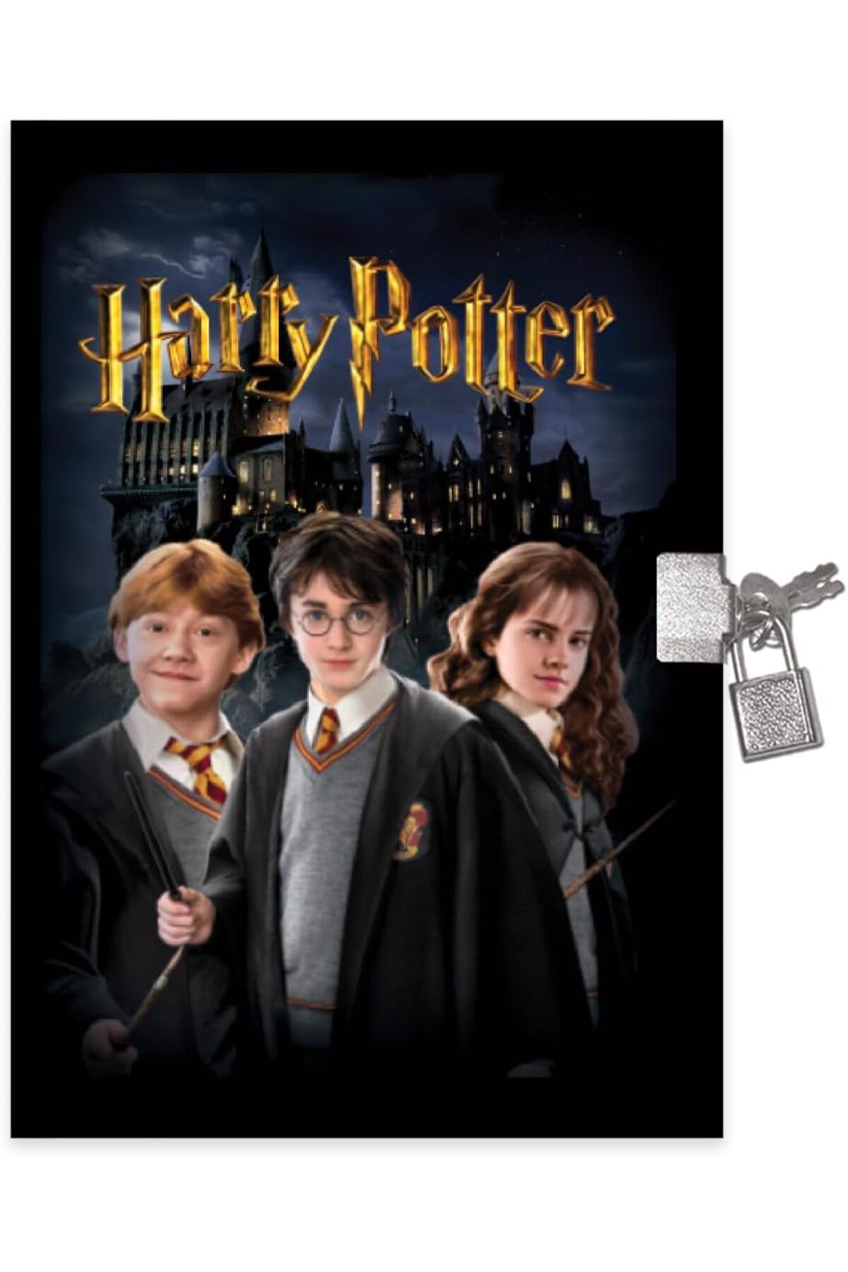 STOREMAX sellbuystore Color Harry Potter 14x20 80 Yapraklı Kilitli Hatıra Defteri 1053513