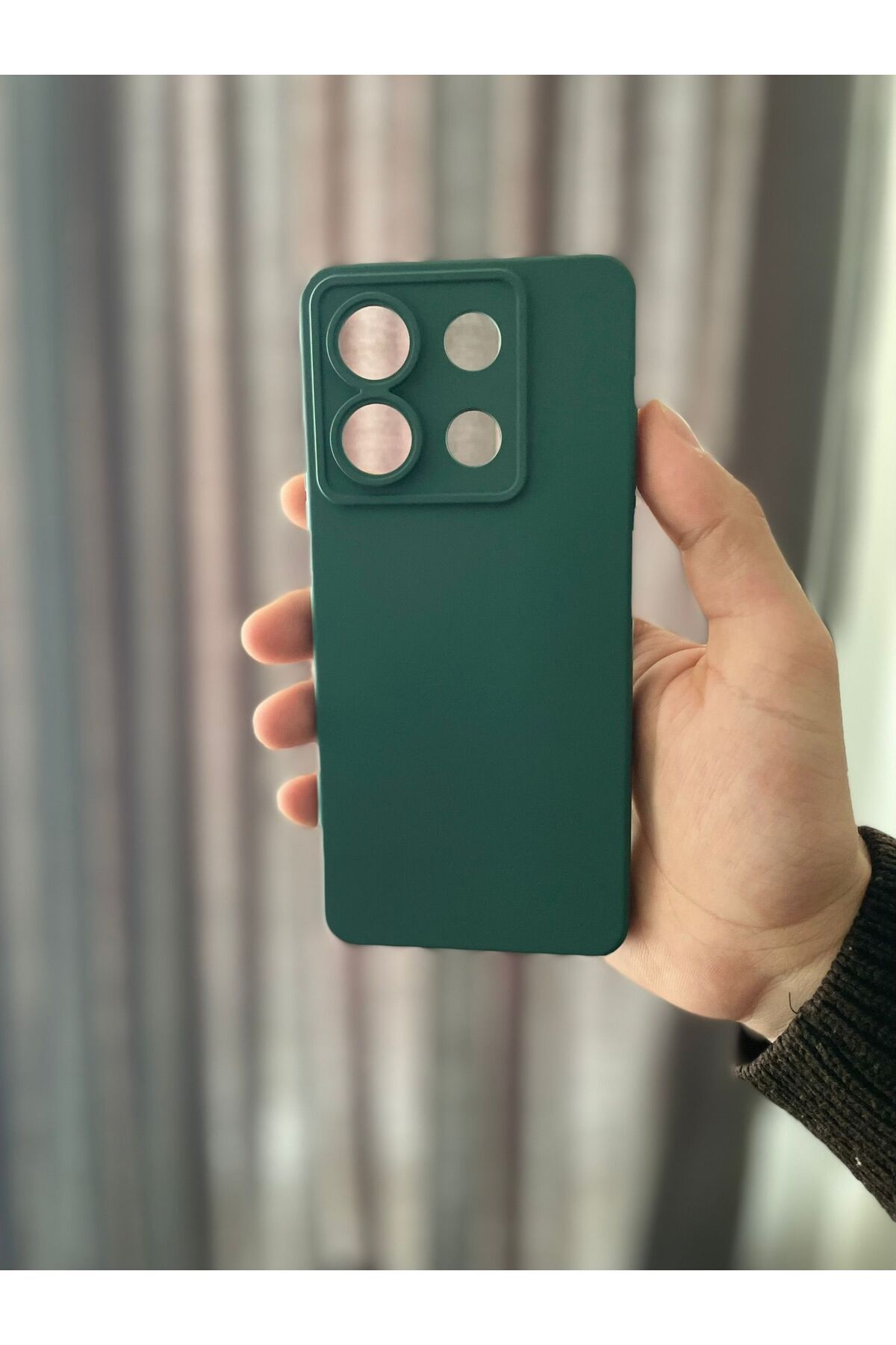 tak pratik Xiaomi Redmi Note 13 Pro 5G Haki silikon telefon kılıfı