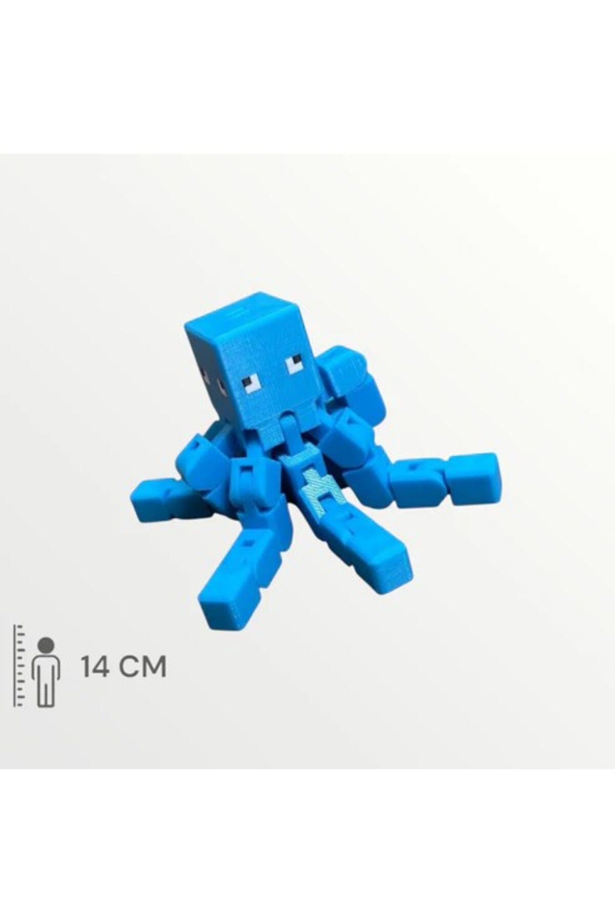 FigürDizayn Minecraft Glow Squid Tencatles Parlayan Mürekkep Balığı