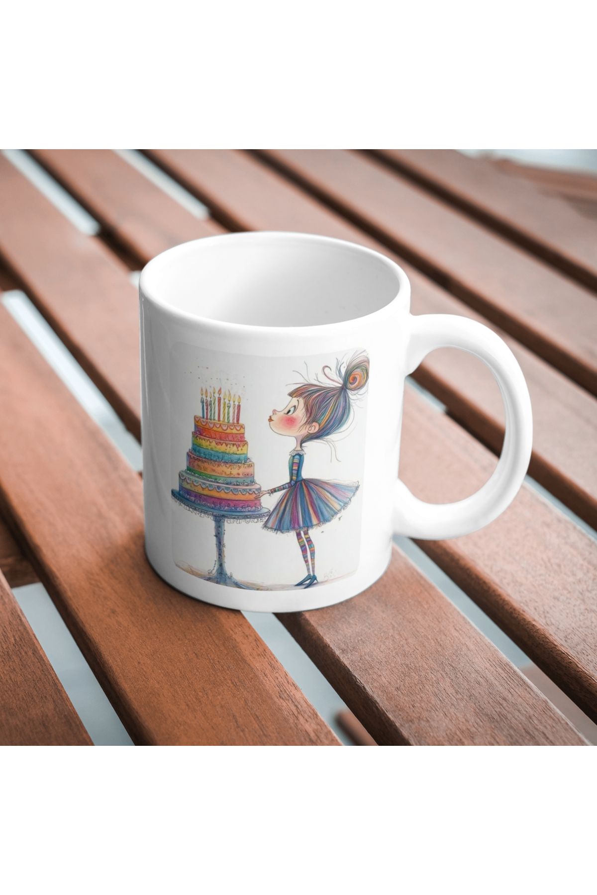 freyja design happy birthday temalı kupa bardak