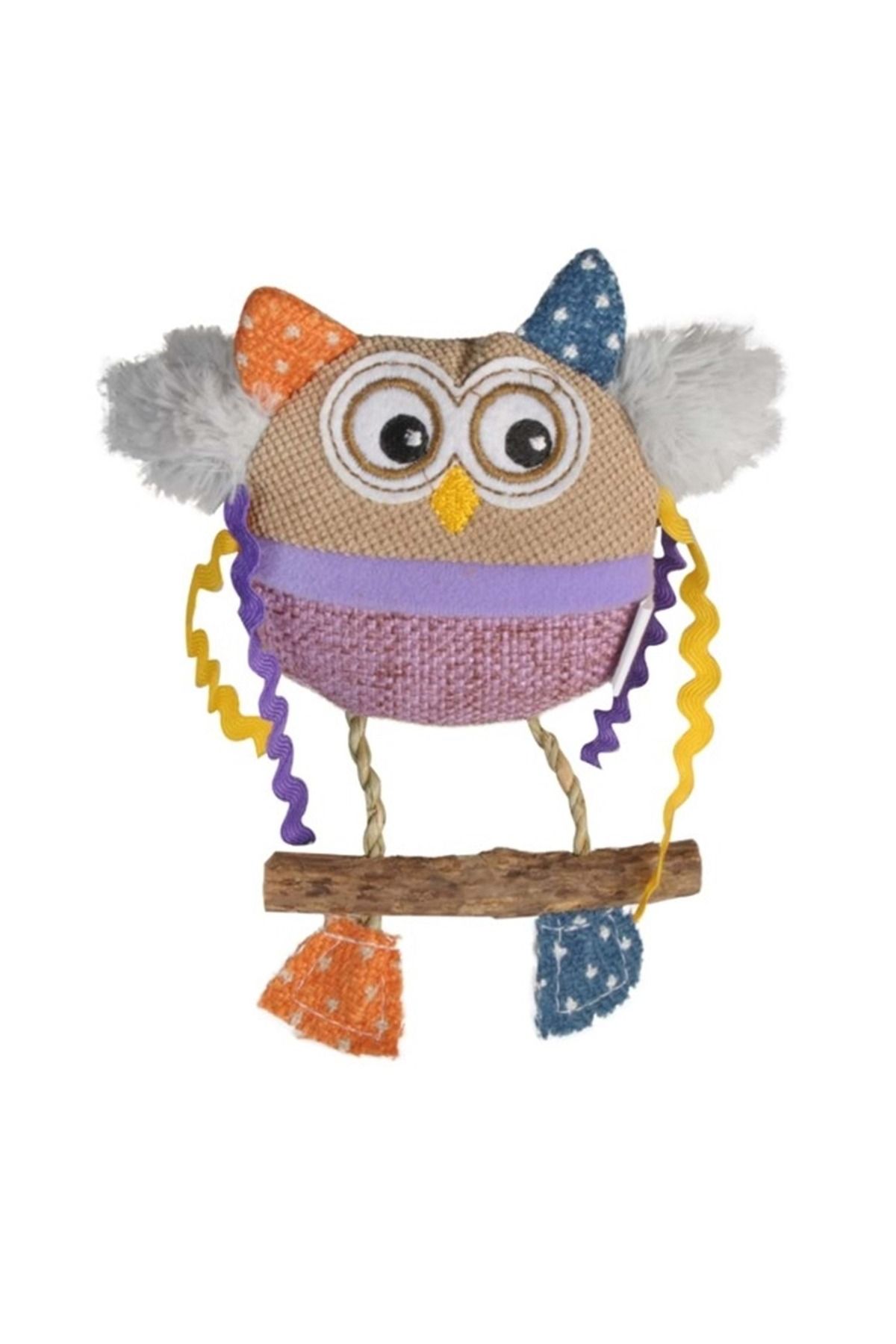 Camon-Matatabi Owl with Polyester and Catnip, 15cm 2
