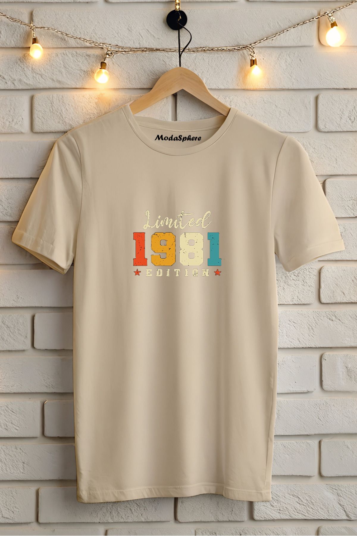 ModaSphere Baskılı Unisex Oversize Tişört Battal Boy