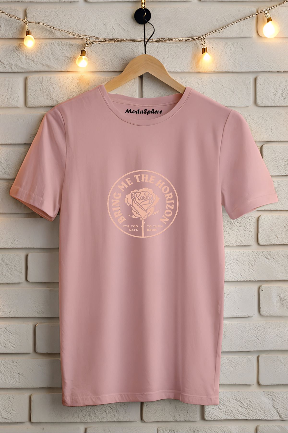 ModaSphere Baskılı Unisex Oversize Tişört